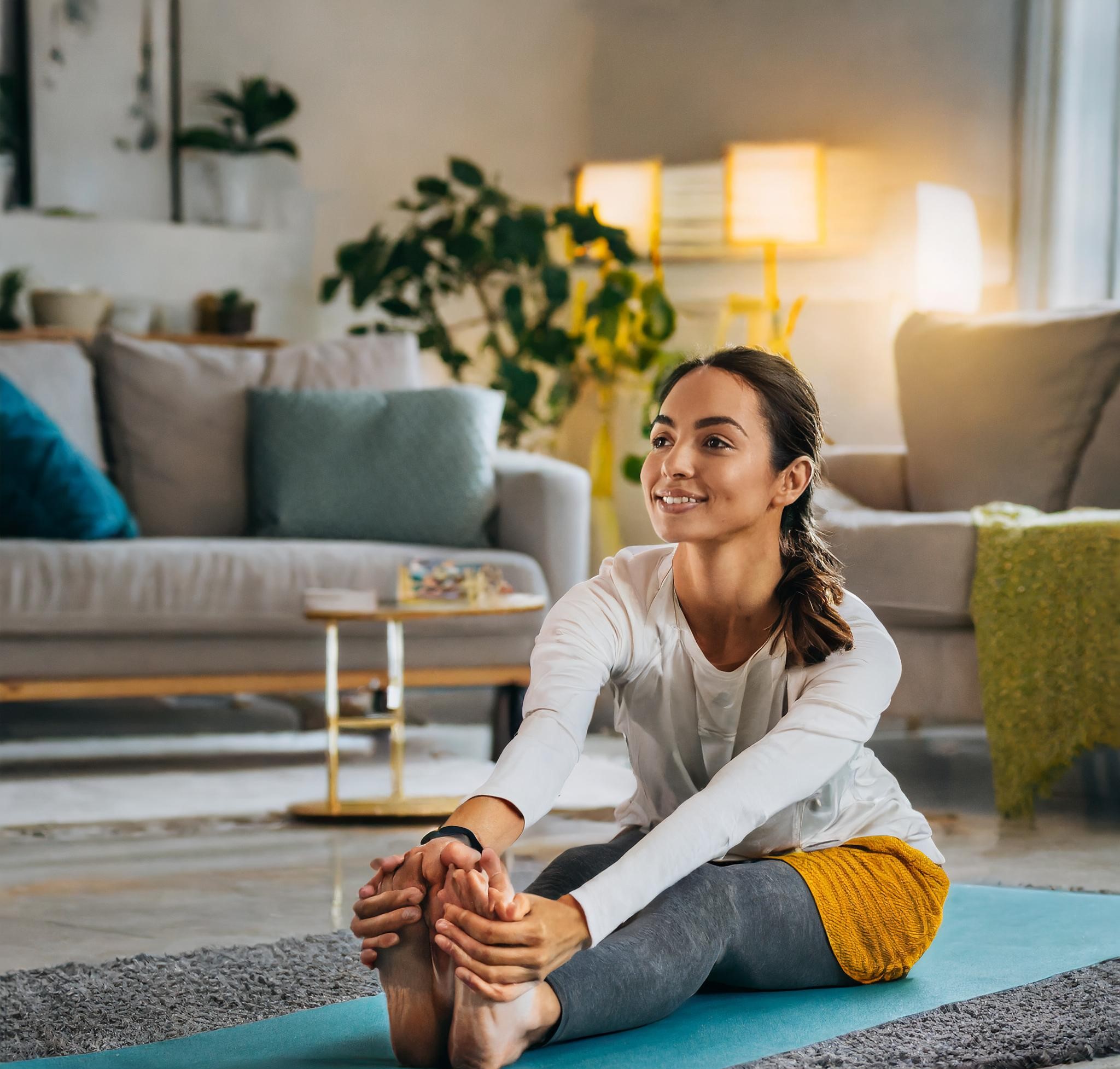 Exemple de la posture Janu Sirsasana - Étape 1 🧘♀️
