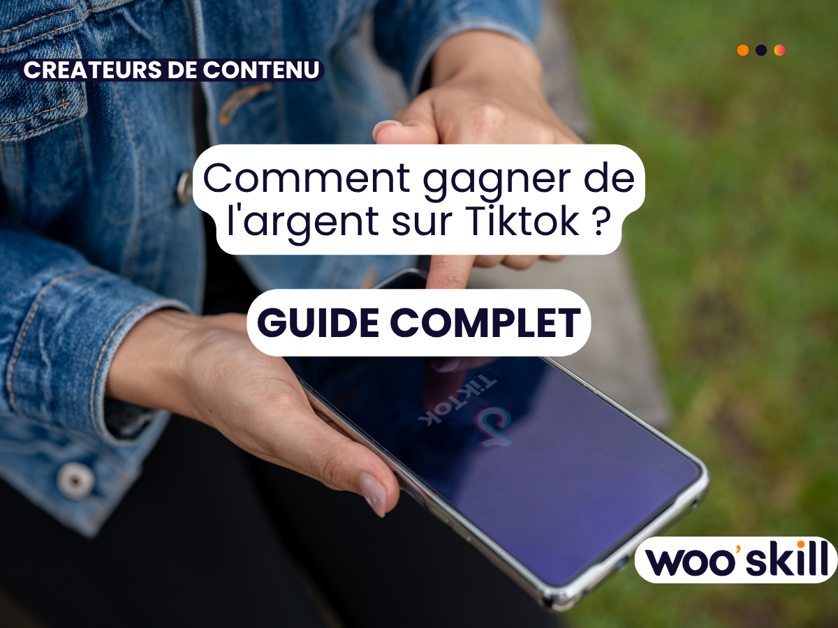 Une créatrice de contenu Tiktok qui monétiser ses contenus