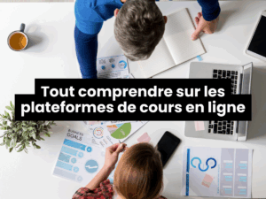 Deux créatrices en réflexion sur le choix de leur plateforme de cours en ligne pour vendre leur formation