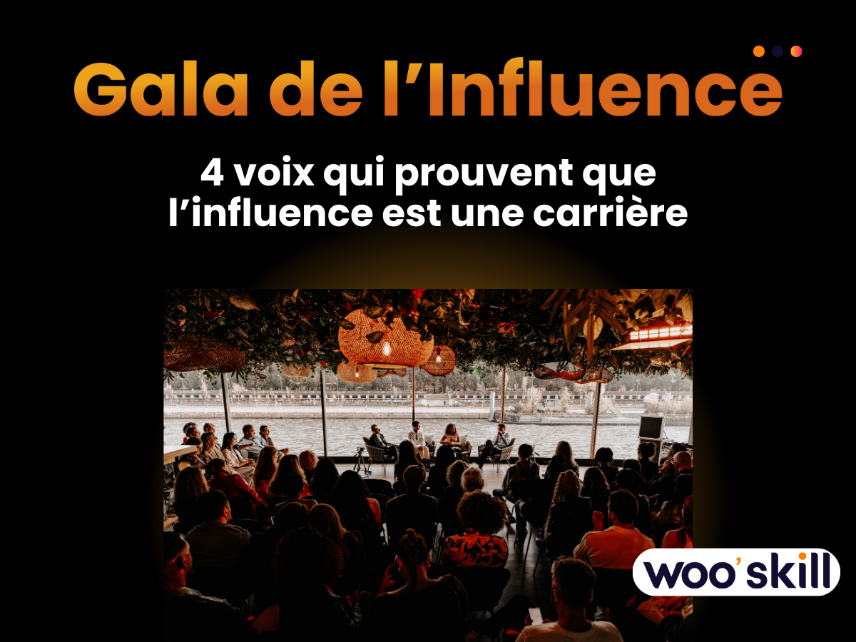 Photo d'un Talk lors du Gala de l'Influence par Wooskill