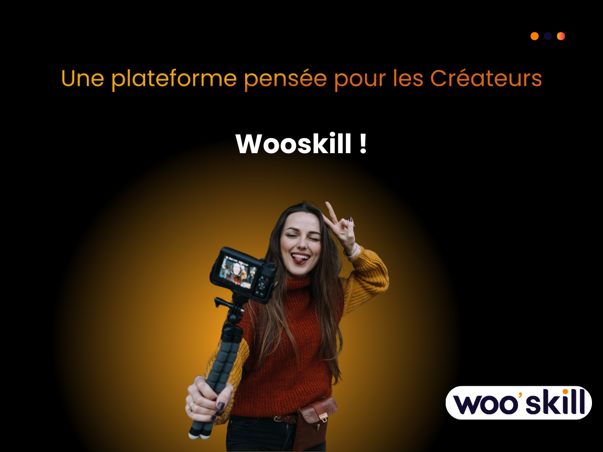 Une créatrice de contenu.