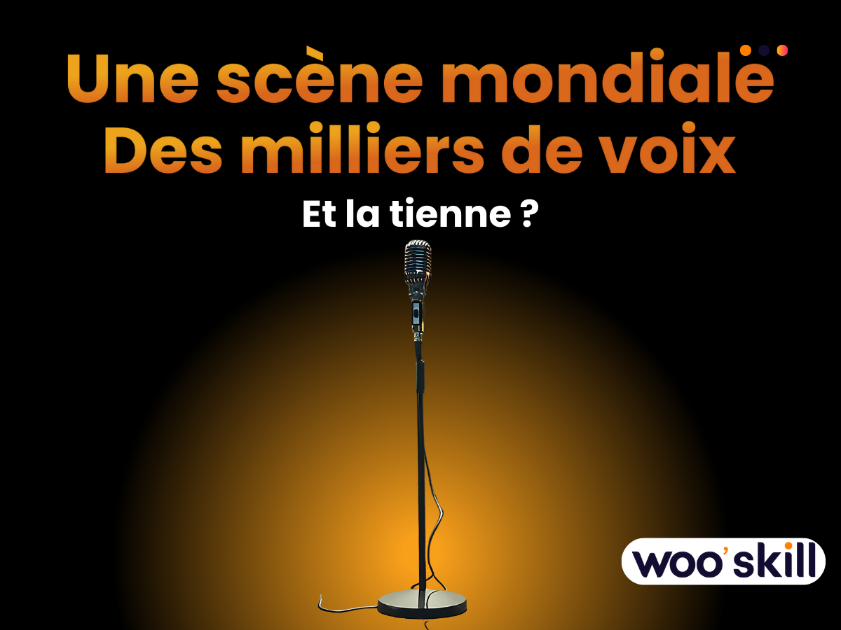 Un microphone sur une scène mondiale : Wooskill