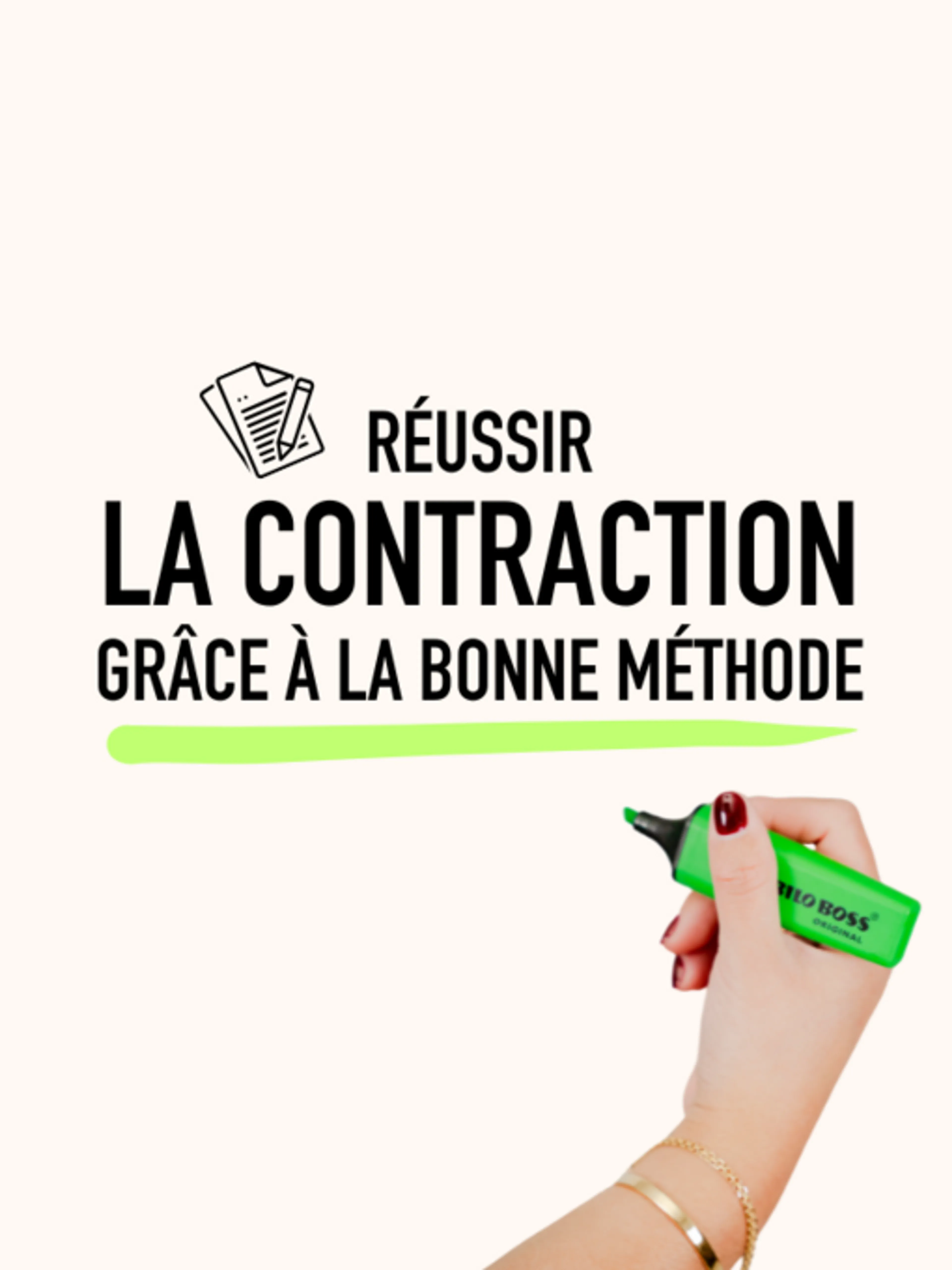 Image de présentation pour l'offre Réussir la contraction de texte grâce à la bonne méthode (bac techno) par Selene