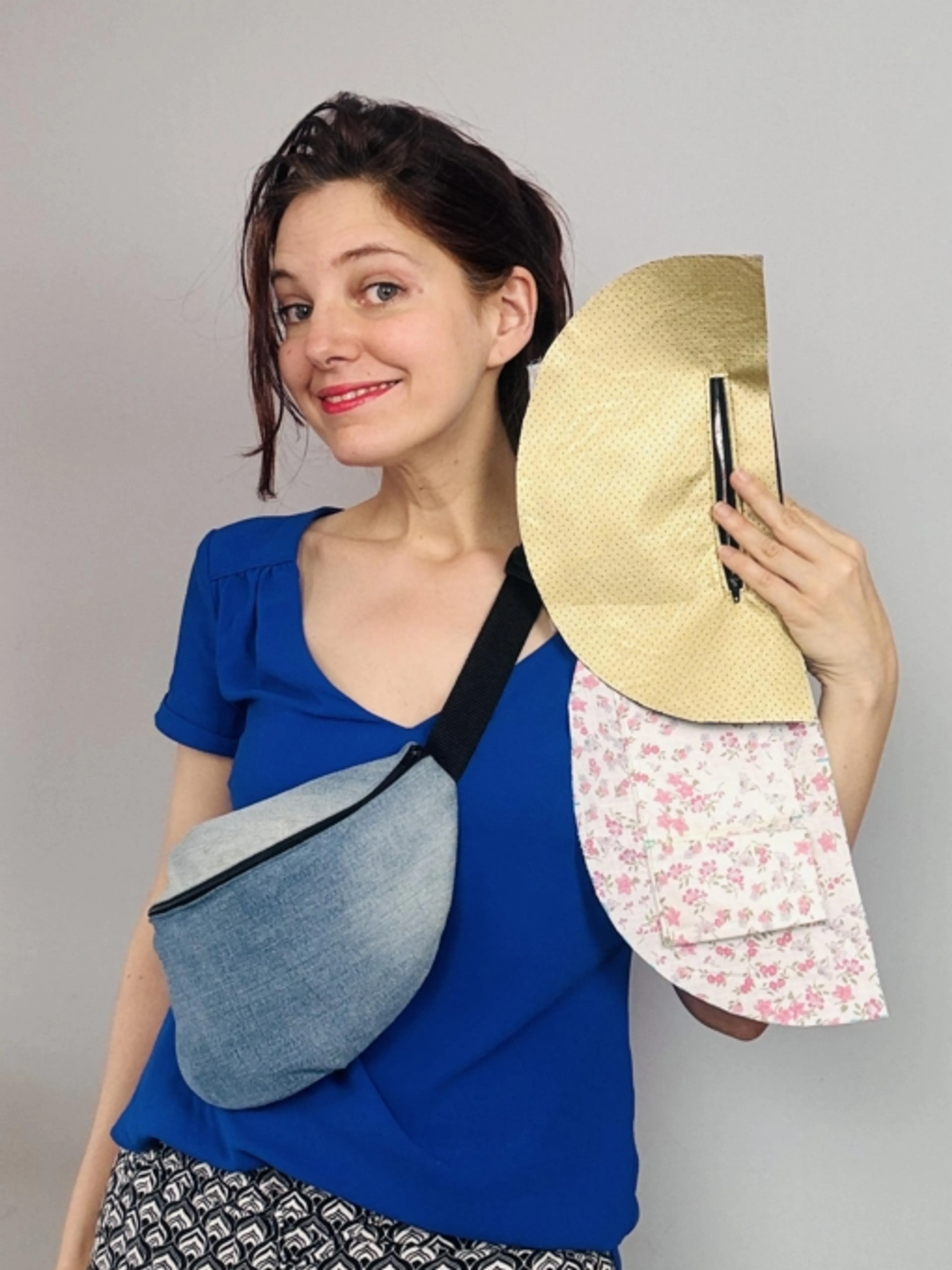 Image de présentation pour l'offre Mon sac-banane avec une poche arrière zippée et une poche interne à soufflet 🪡 par Atelier Alaska