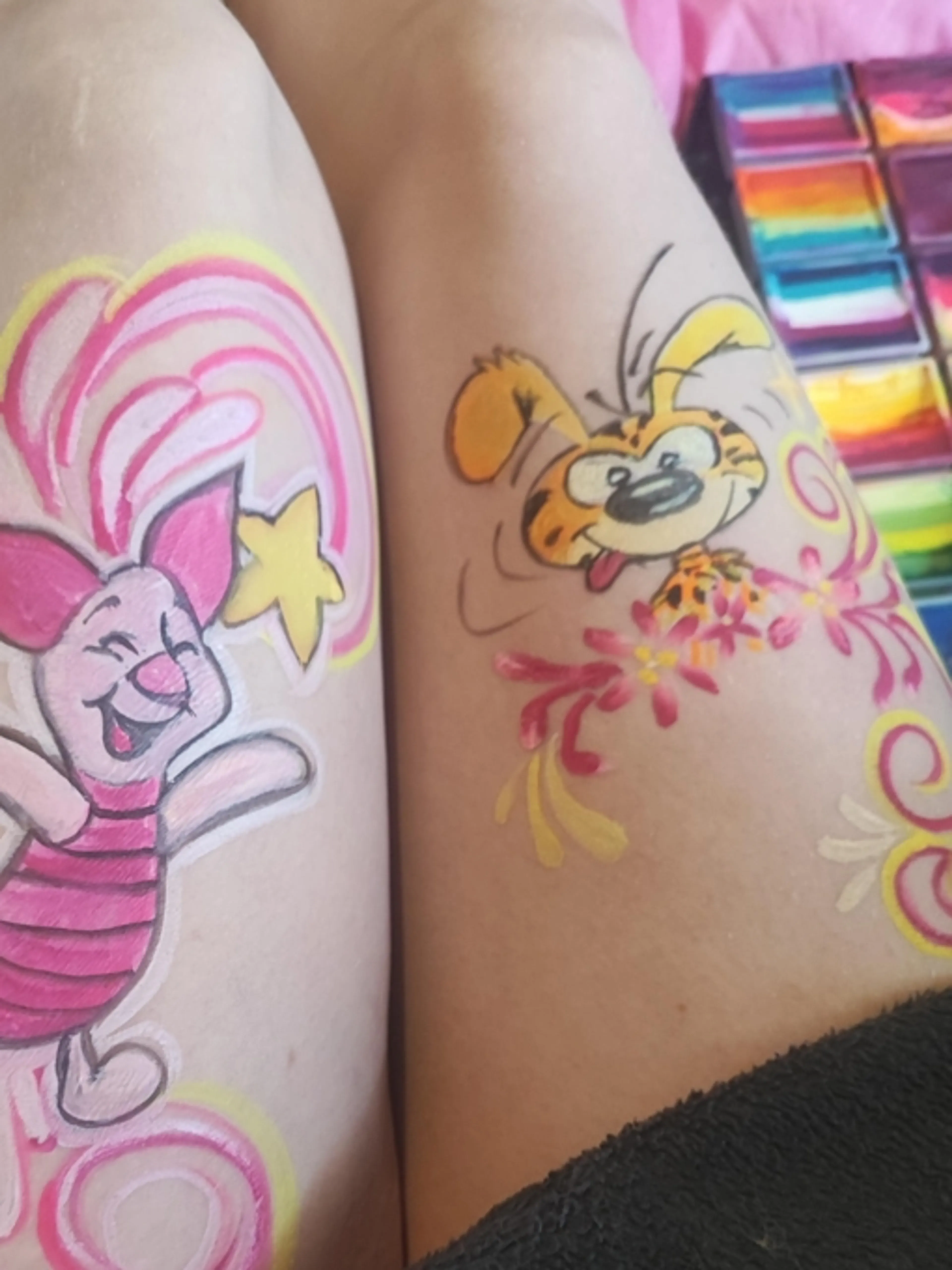 Image de présentation pour l'offre Formation d'initiation au face painting : découvrez les produits, l'importance des pinceaux, éponges et les premières bases essentielles. par L' Odie Painting