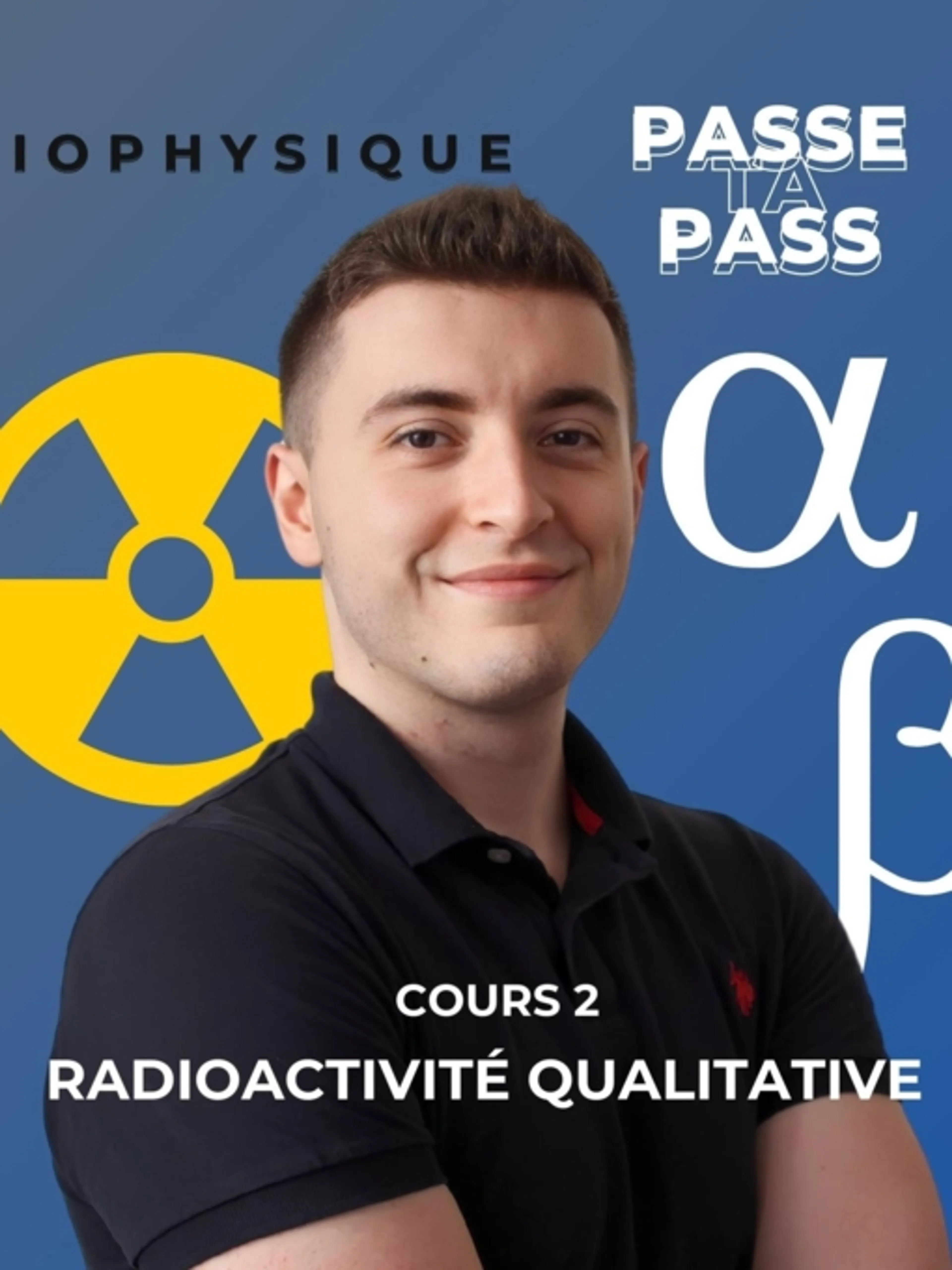 Image de présentation pour l'offre BIOPHYSIQUE 2 : Radioactivité qualitative
Émissions alpha et beta, particules et équations de radioactivité par Passe Ta Pass