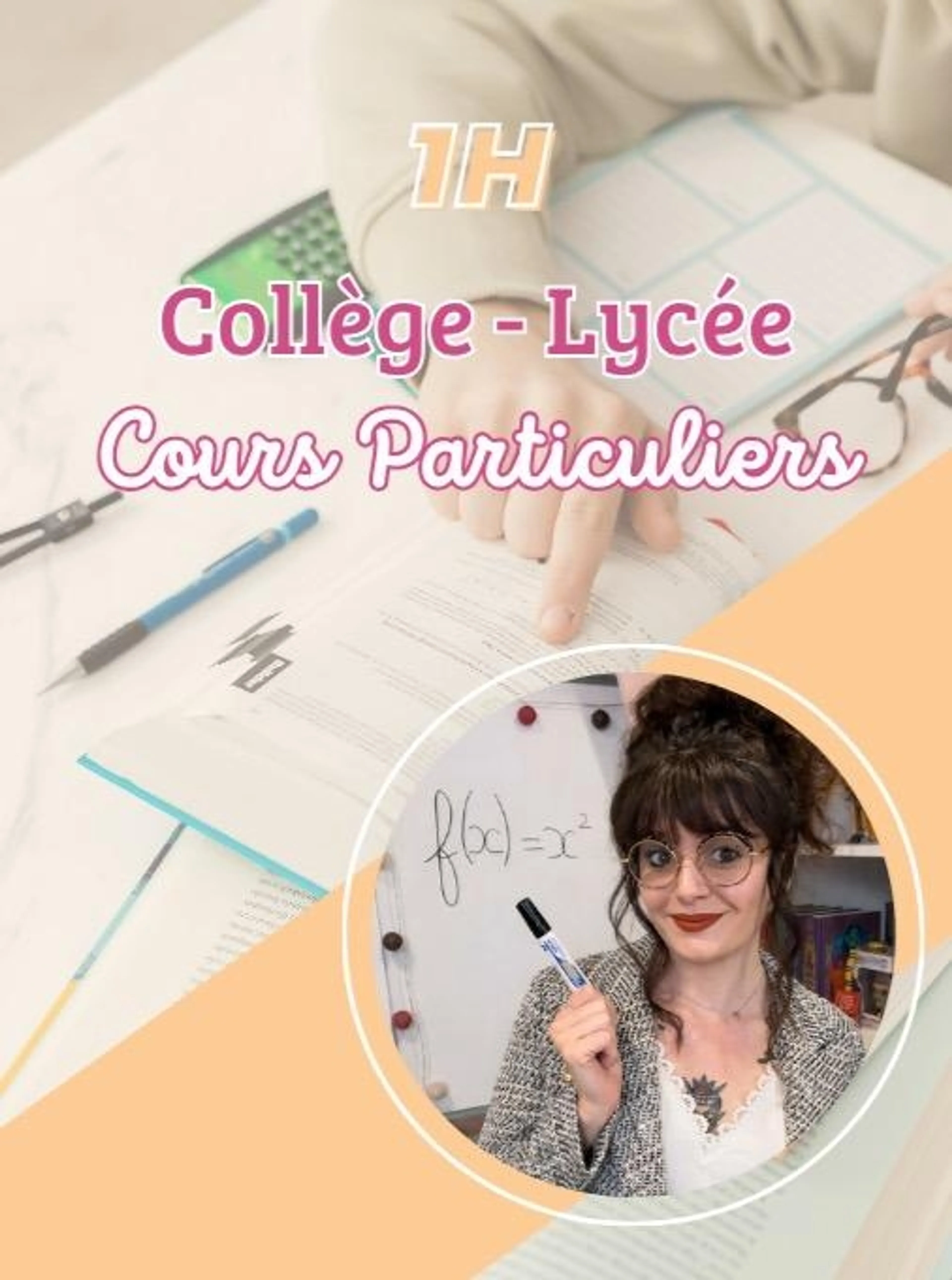 Cours Particuliers de Mathématiques 📚 Tous Niveaux : Collège - Lycée 🎓