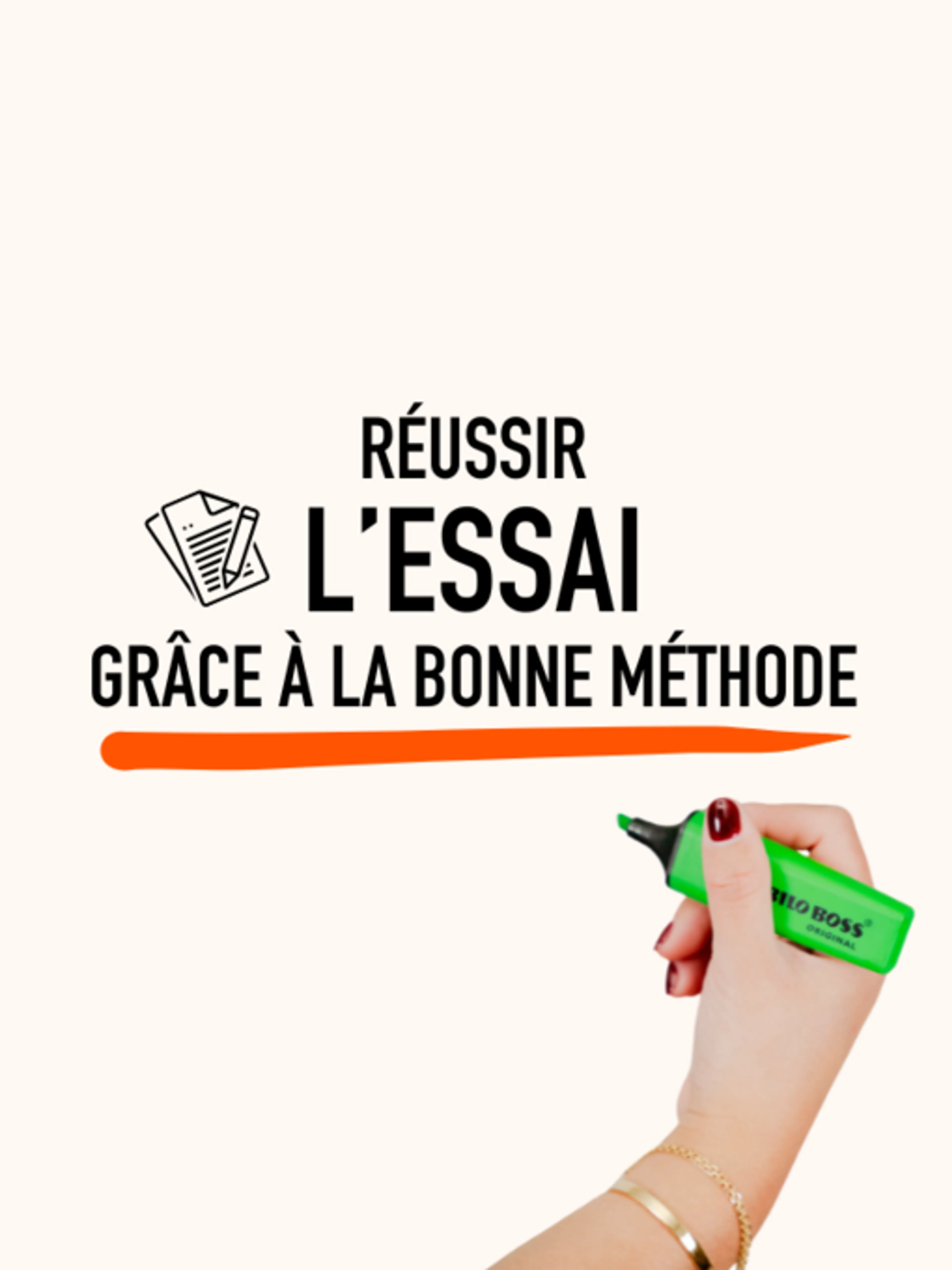 Réussir l'essai grâce à la bonne méthode (bac techno)