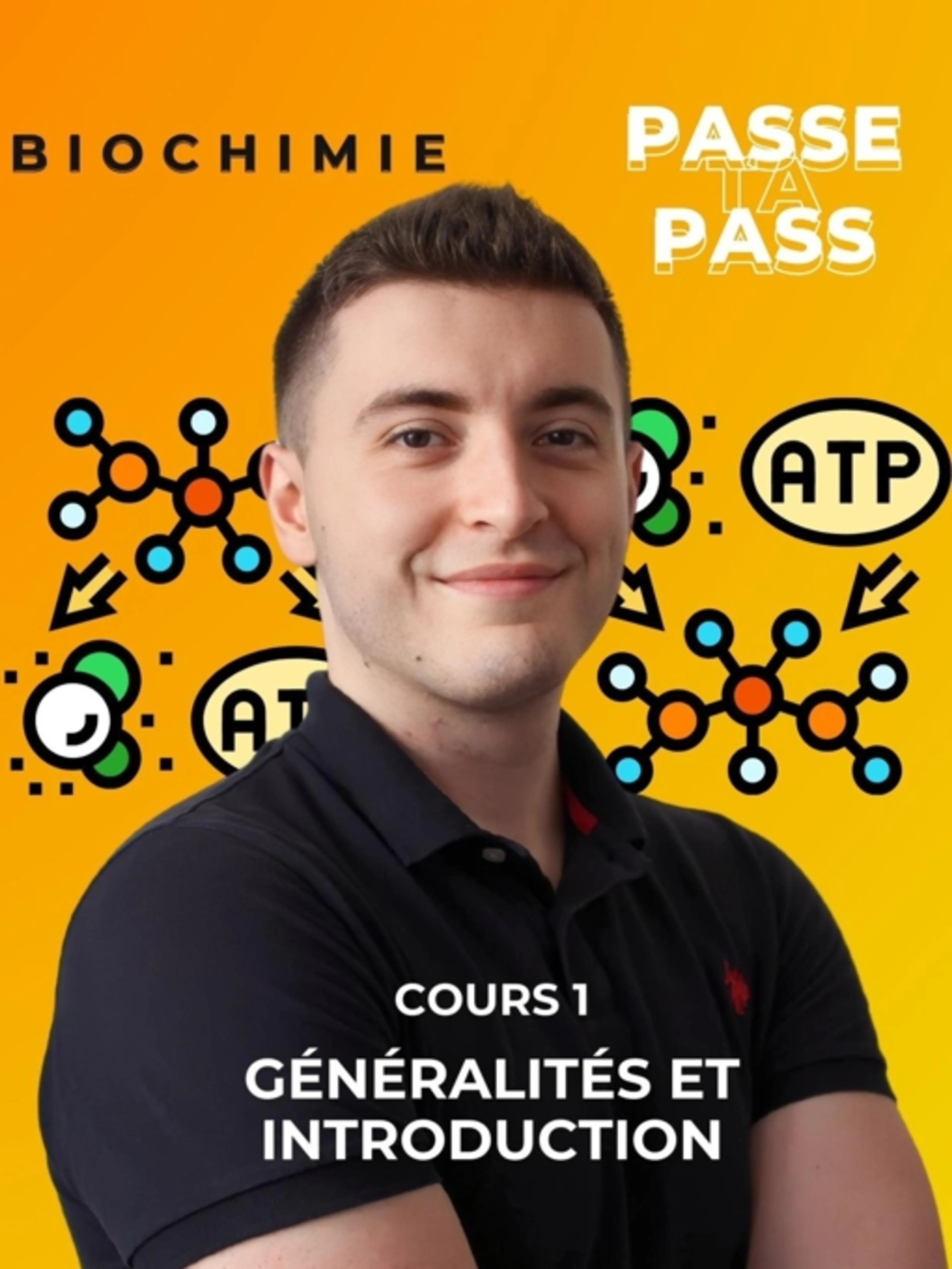 Image de présentation pour l'offre BIOCHIMIE 1 - Généralités et Introduction
Métabolisme (Anabolisme / Catabolisme), Monomères / Polymères, Énergie et ATP par Passe Ta Pass