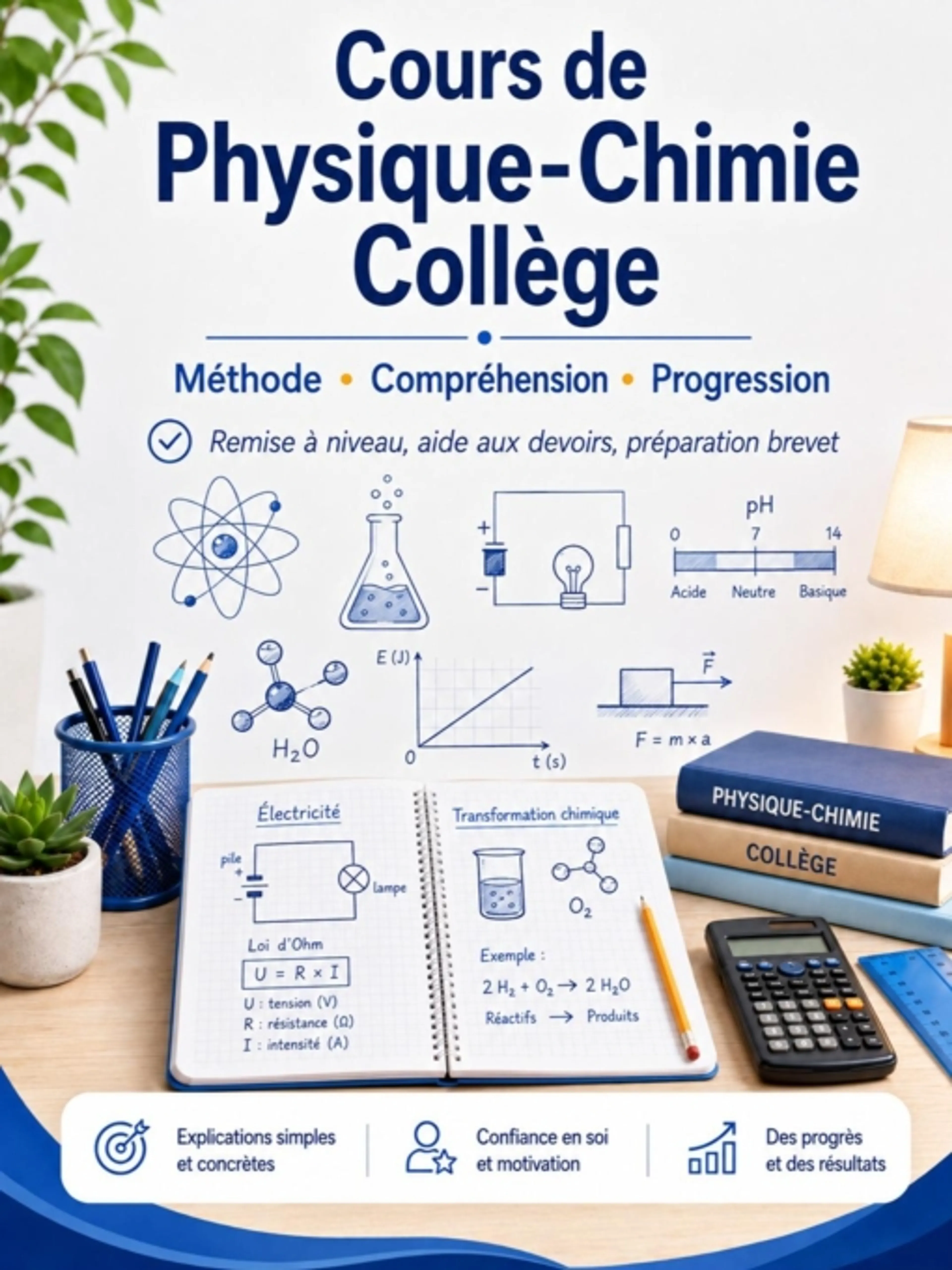 Cours de physique-chimie collège — comprendre simplement et progresser
