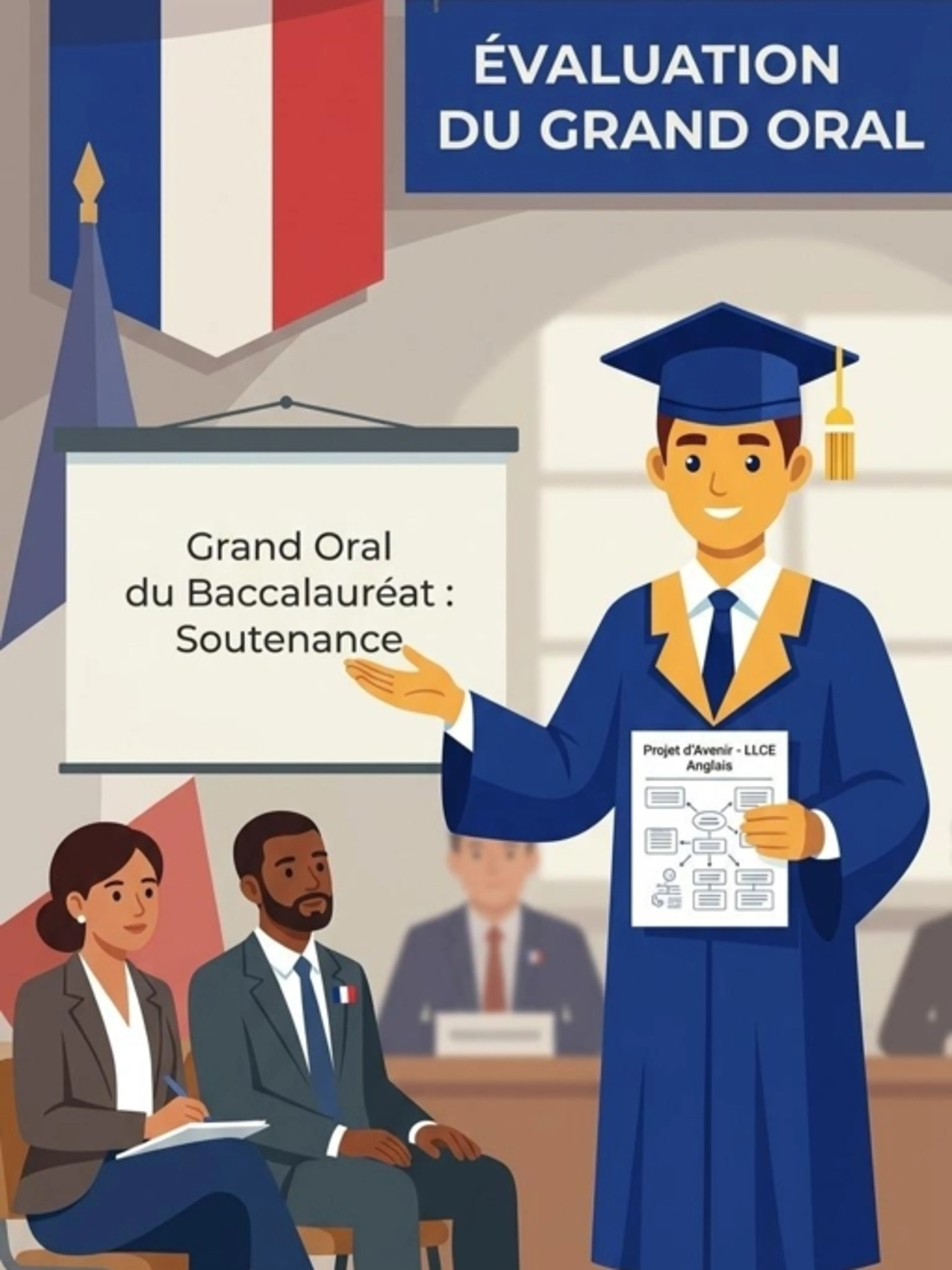 Image de présentation pour l'offre Entraînement au Grand Oral dans la perspective de l'examen par John F. Hopkins