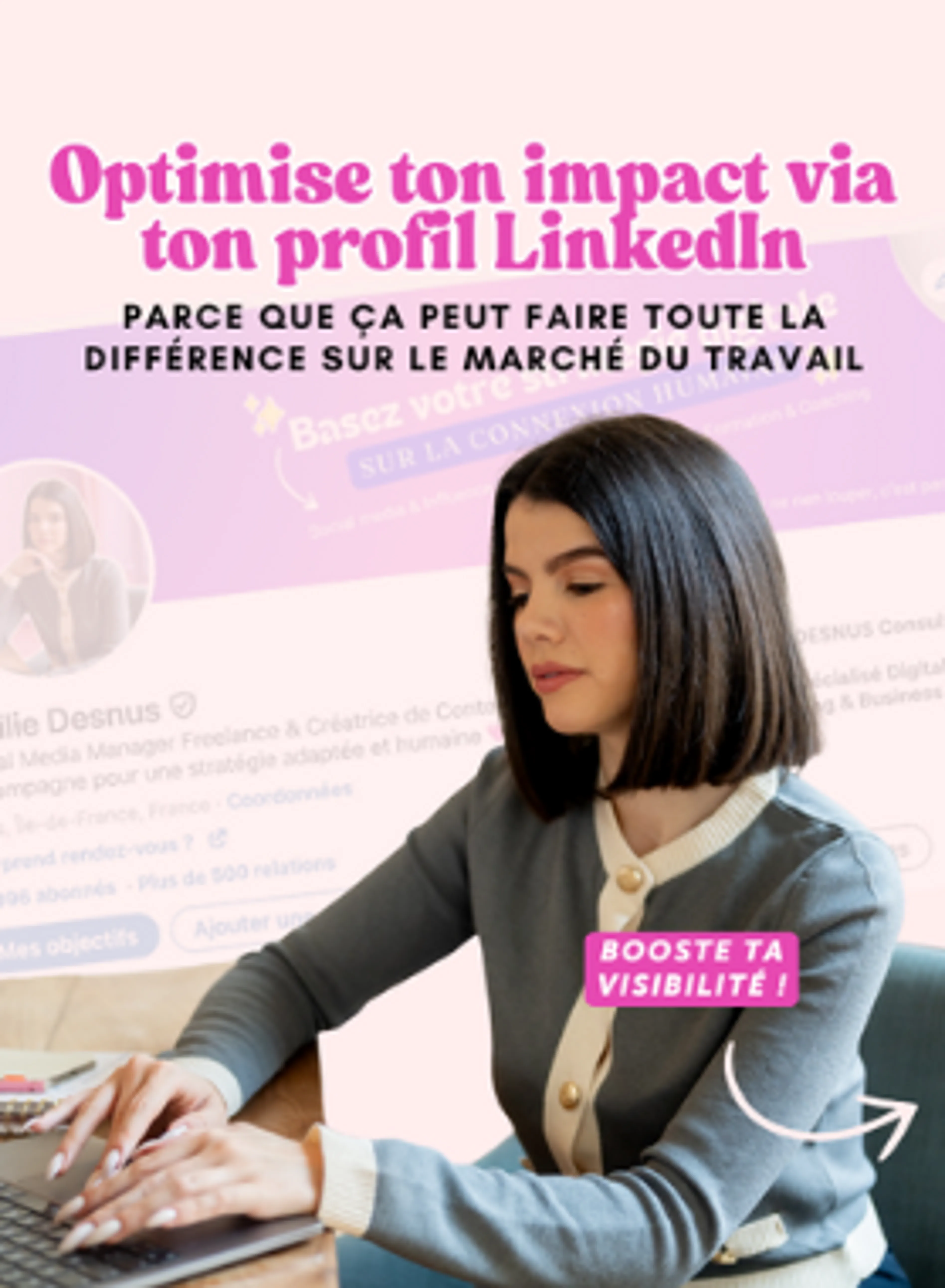 Image de présentation pour l'offre Valorisez votre profil LinkedIn et démarquez-vous auprès des recruteurs ! par Emilie