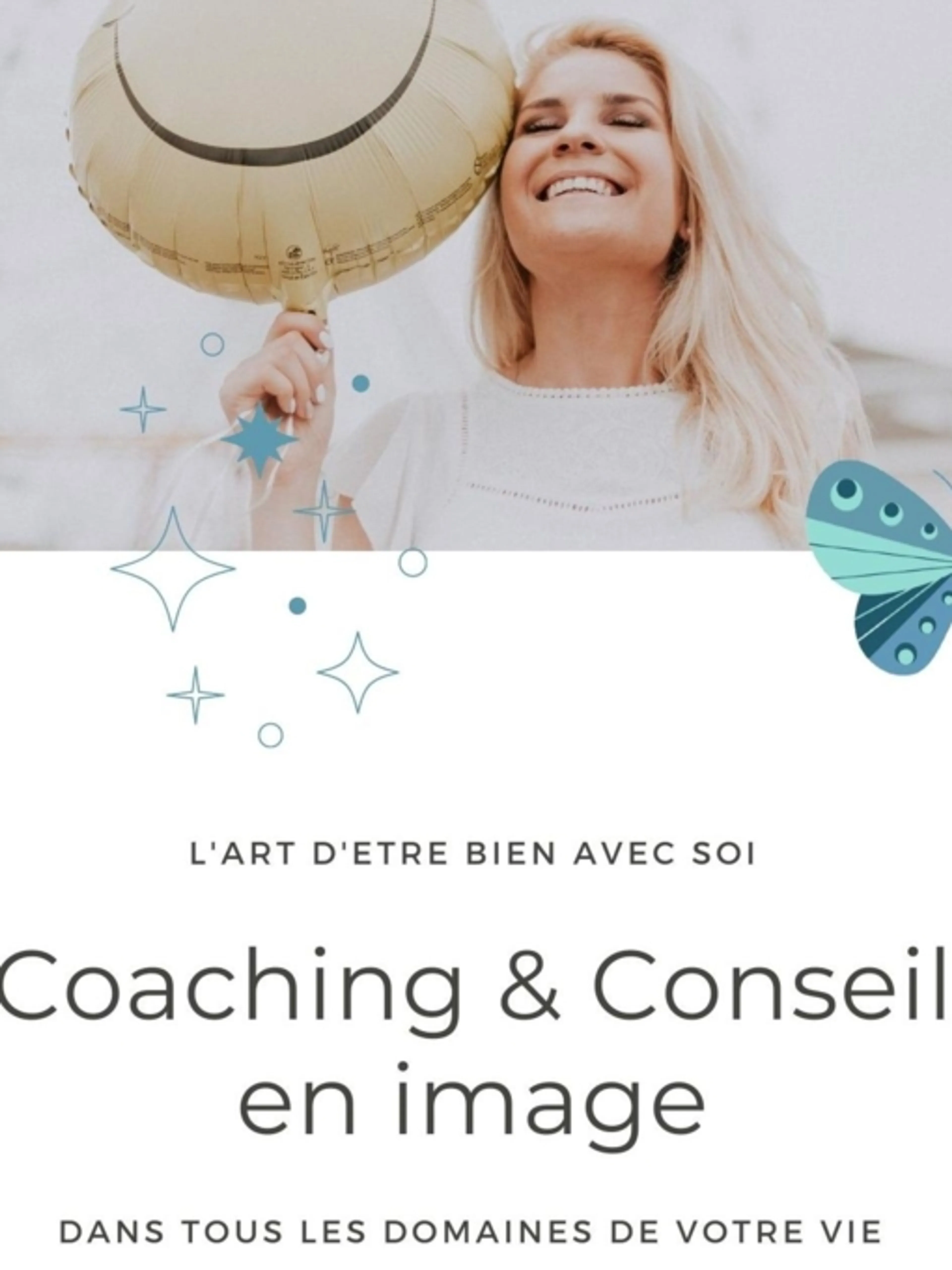Image de présentation pour l'offre Le coaching en image pour retrouver plus de confiance et estime de soi. Apprendre à se valoriser et s'aimer par Linda Gervais