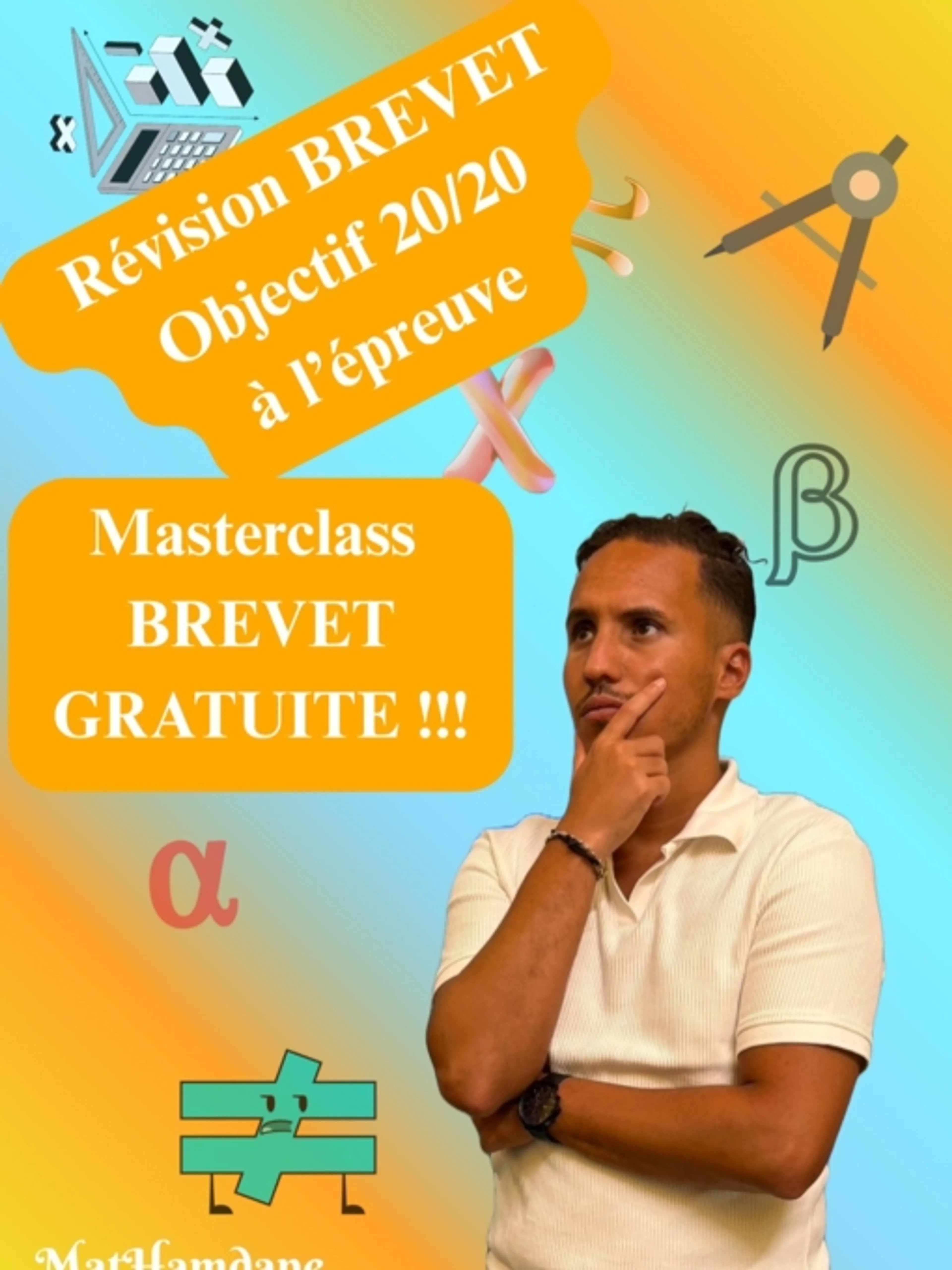 Dernière ligne droite pour réussir l'épreuve de maths du BREVET. Séance numéro 2.