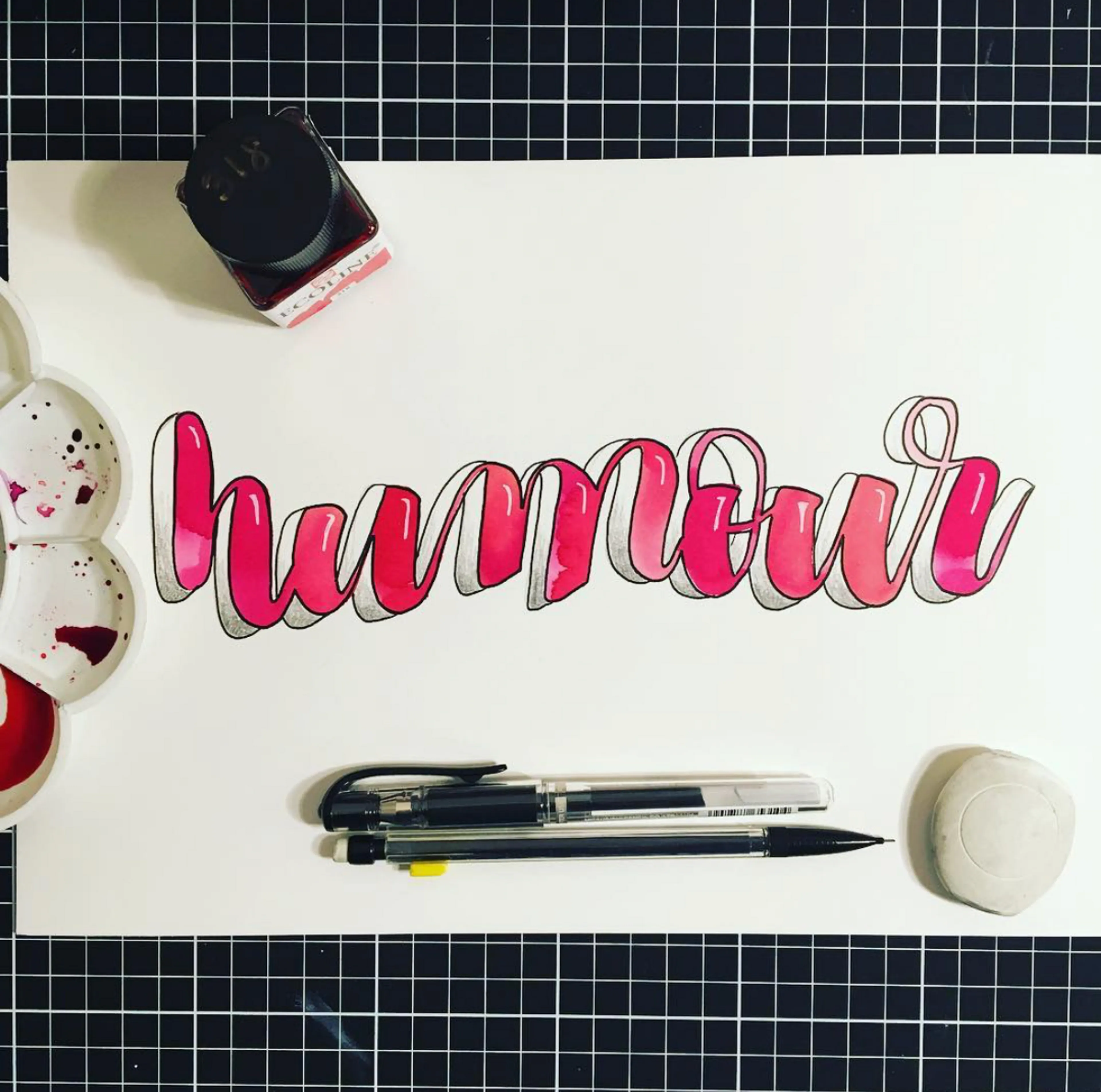 Image de présentation pour l'offre Découvrez le brush lettering ! par Calligraphie Paris