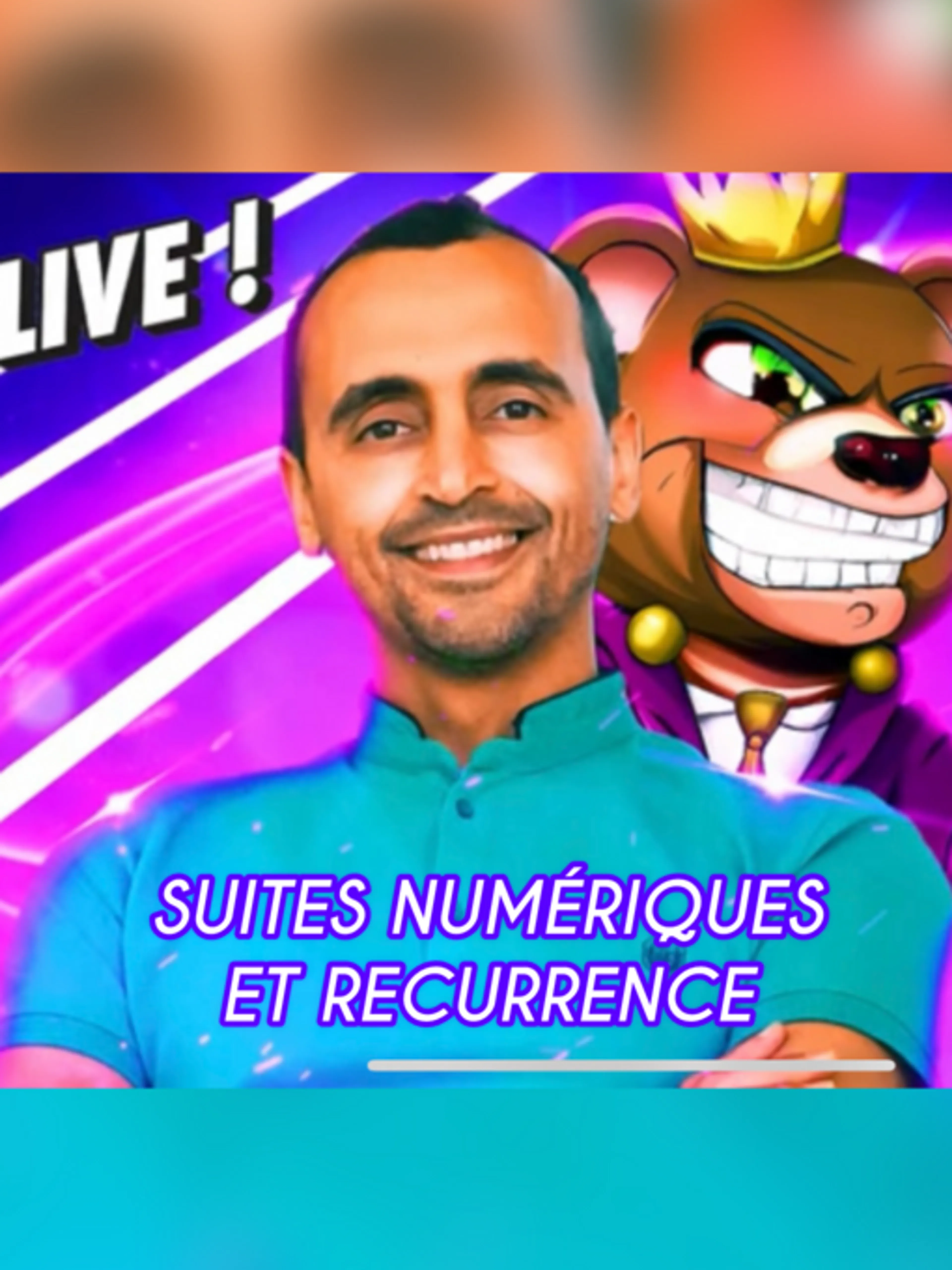 Image de présentation pour l'offre Récurrences et Suites Numériques. Exercices types Bac. par MEHDI