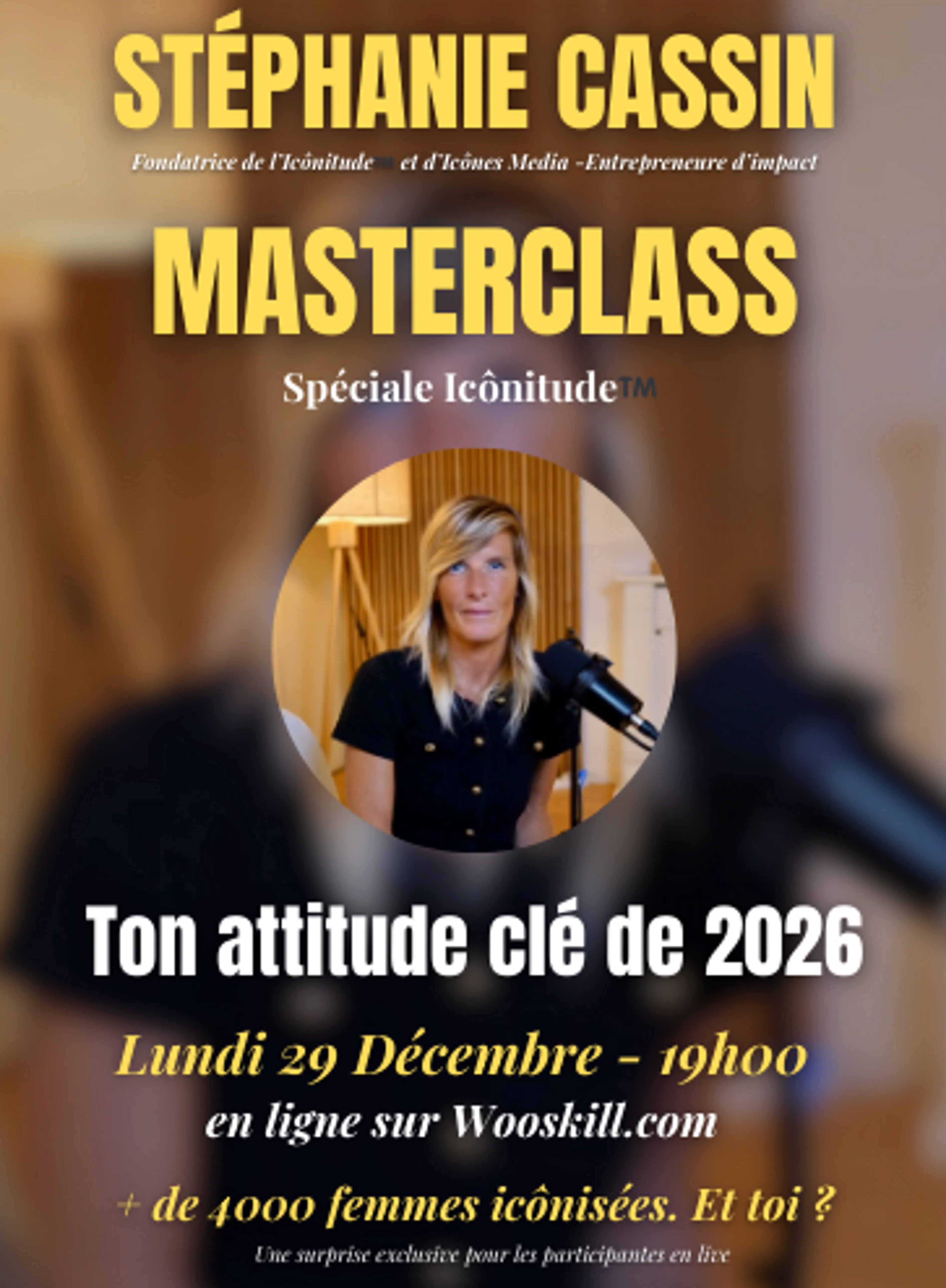Image de présentation pour l'offre Ton attitude clé de 2026. par Stéphanie Cassin
