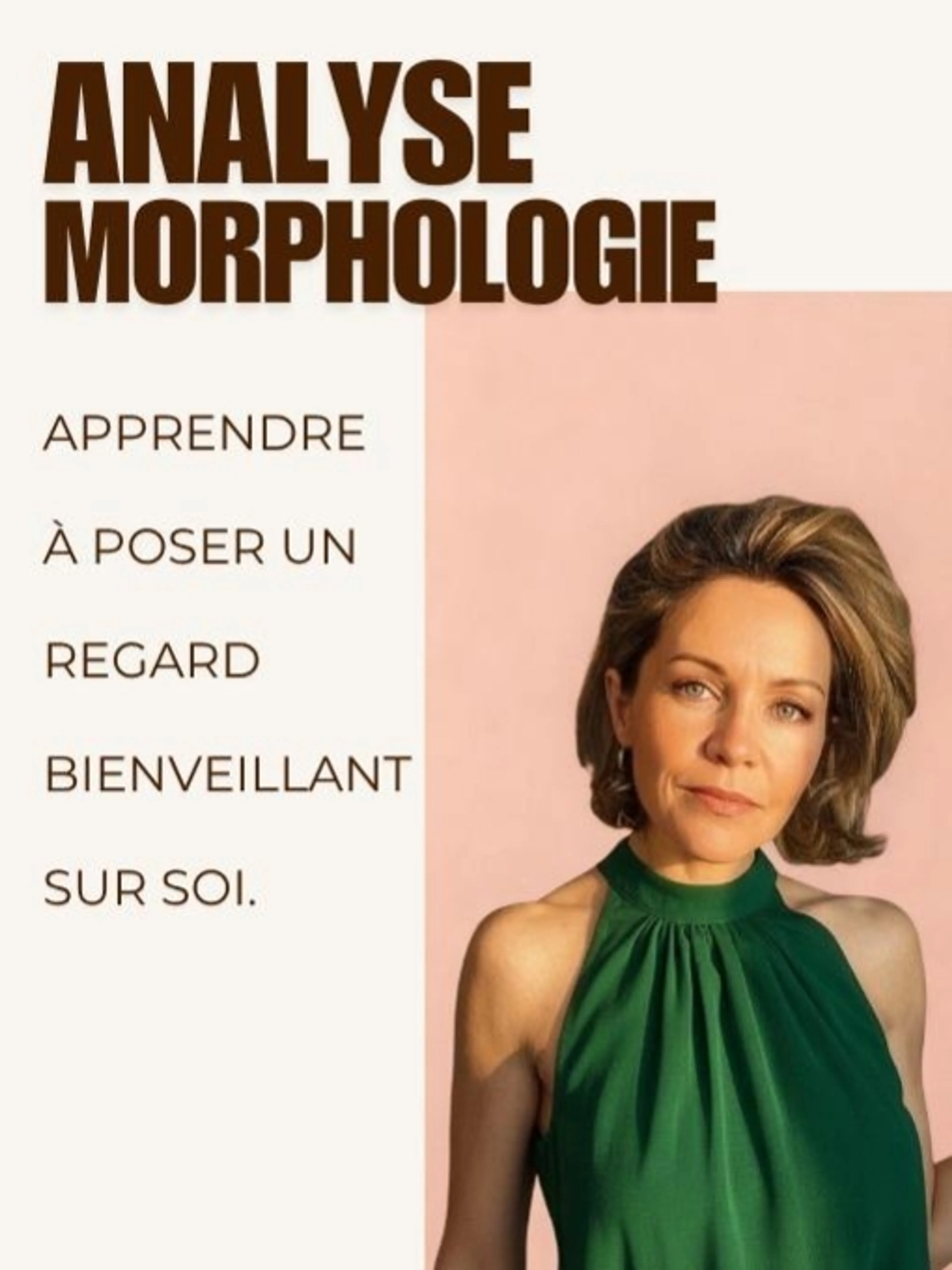 Image de présentation pour l'offre Découvrir ta morphologie. 
Ton corps n'est pas le problème. C'est le regard que tu portes sur ta toi. par Stéphanie Gobert