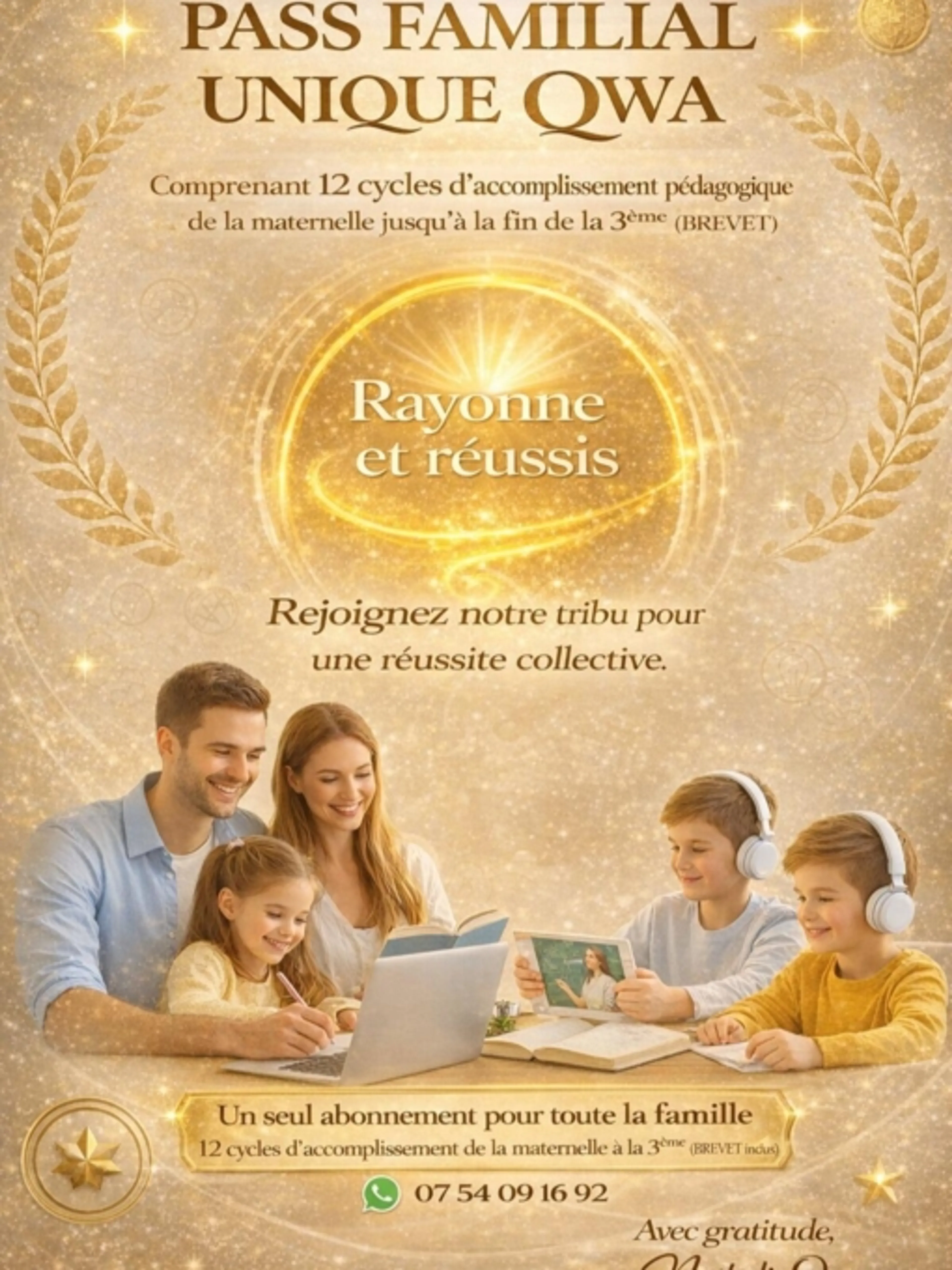 Image de présentation pour l'offre Coaching hebdomadaire des lundis ( révisions toutes matières obligatoires ) + challenges des jeudis ( Lecture, Etude De la Langue et Mathématiques par Nathalie Qwa