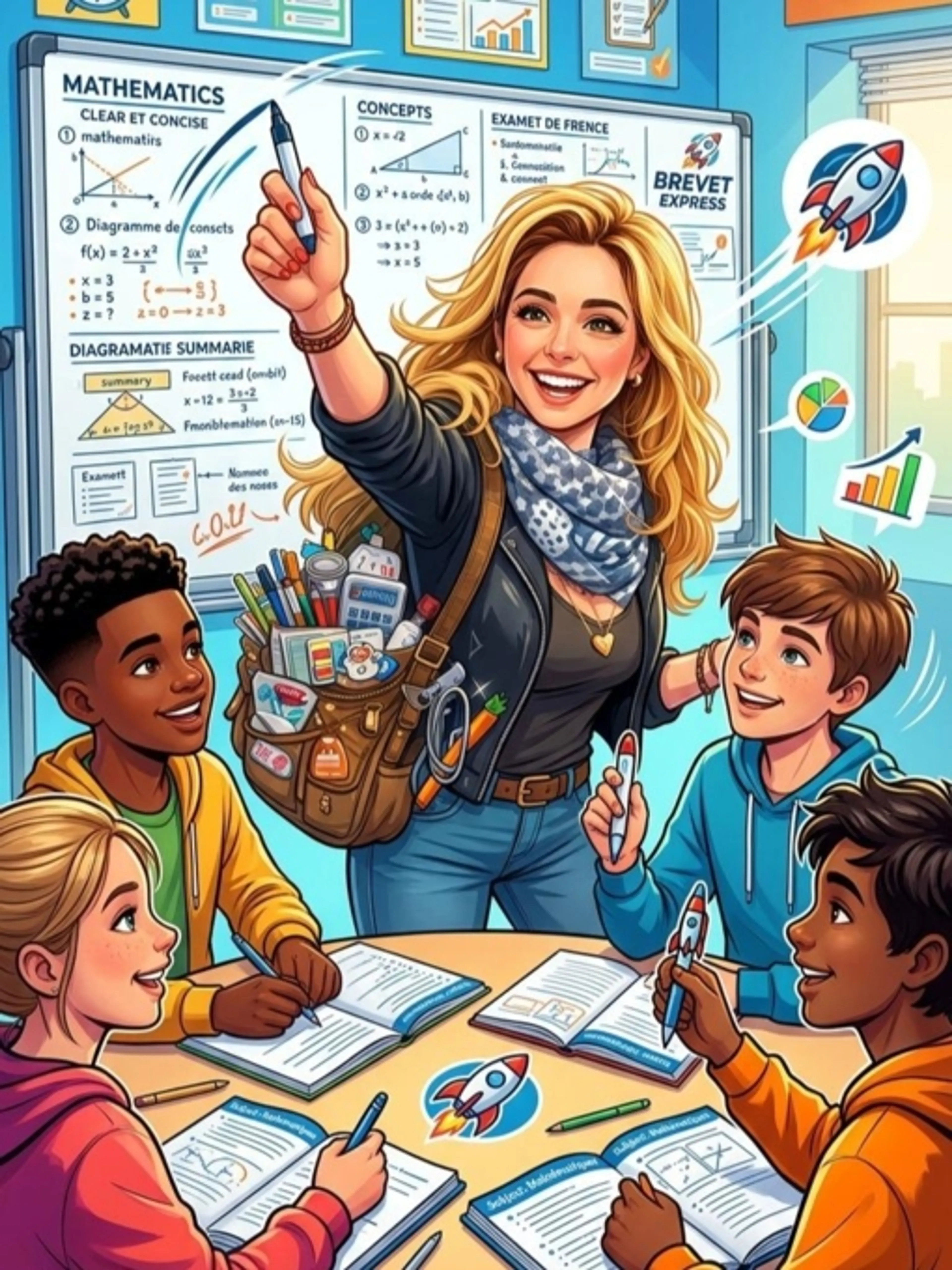 Image de présentation pour l'offre Brevet Express : Révise, Entraîne-toi et Réussis ! 🚀 par Sophie