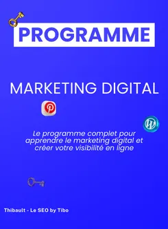 Image de présentation pour l'offre PROGRAMME MARKETING DIGITAL par Thibault