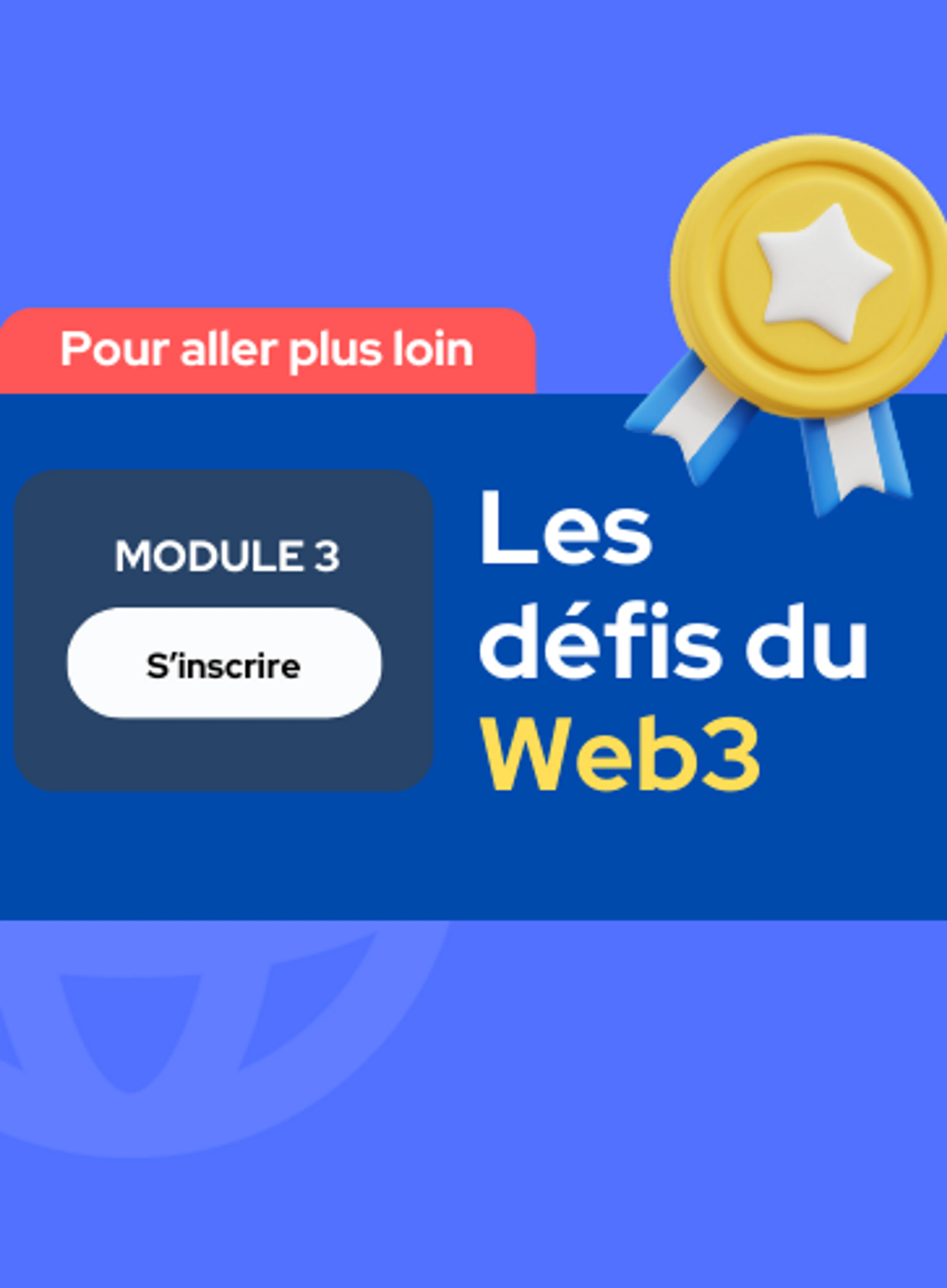 Image de présentation pour l'offre [Pour aller plus loin] Module 4 : les défis du web3 par Juliette