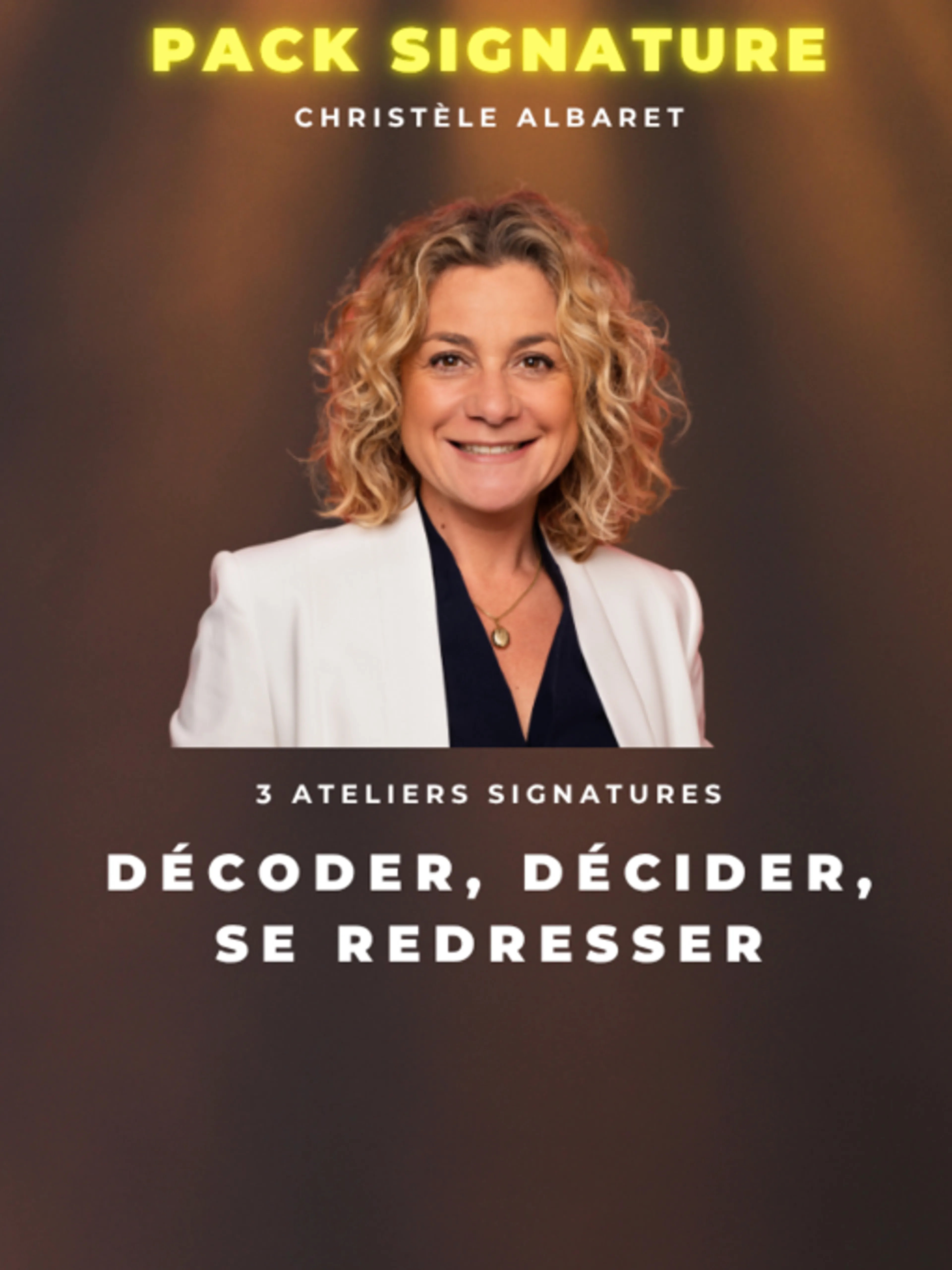 Image de présentation pour l'offre PACK EXCLUSIF : L'expérience transformatrice : DÉCODER, DÉCIDER, SE REDRESSER par Christèle Albaret