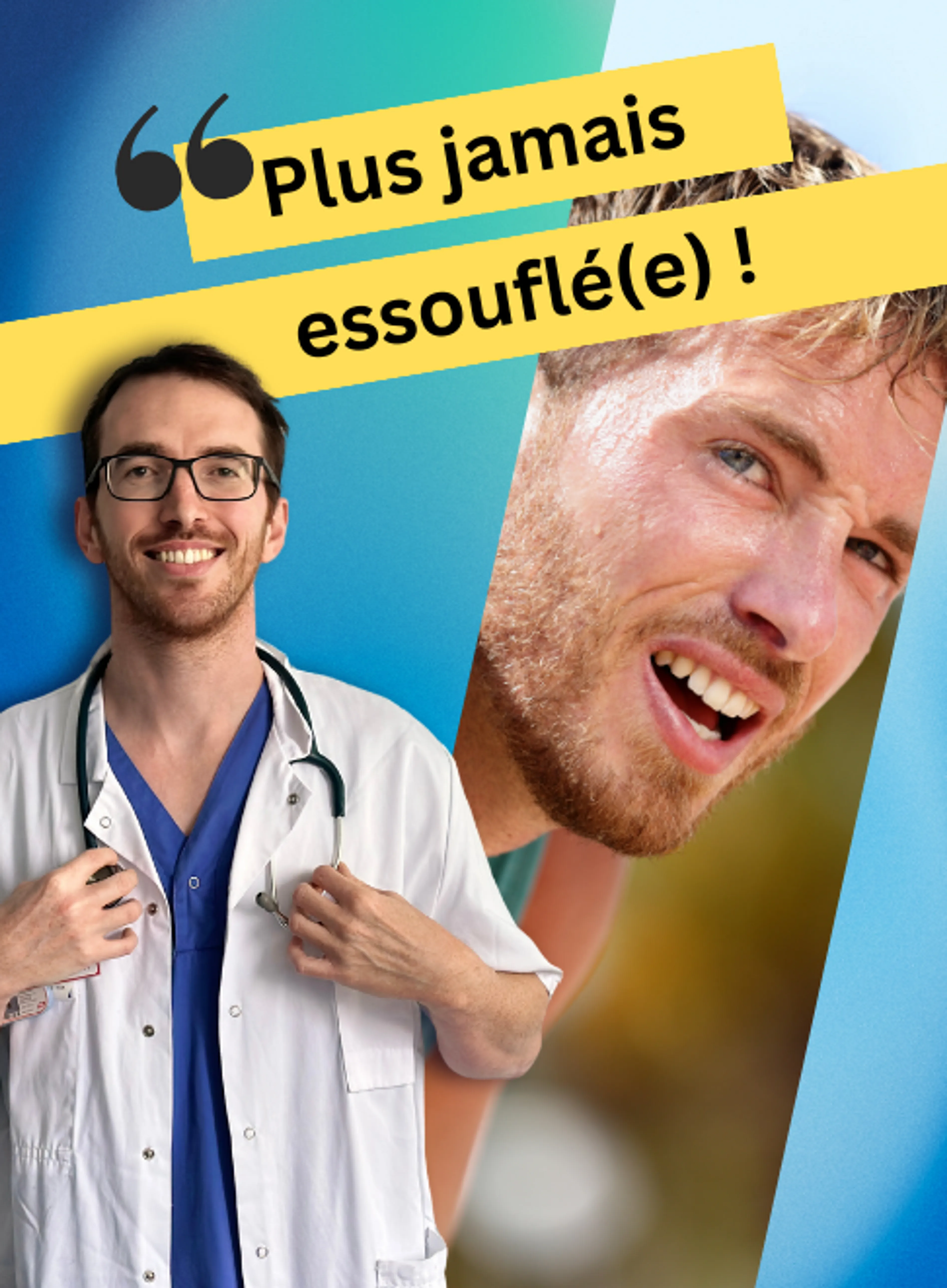 Image de présentation pour l'offre Plus jamais essoufflé ! Comment améliorer ton cardio pour mieux performer ? par Doc' PM