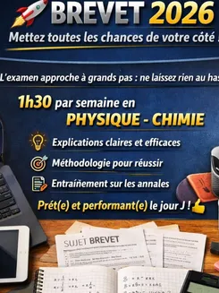 Wooskill | Soutien scolaire | Physique | pour l'offre Préparation au brevet Physique - Chimie : Avril à Juin 2026 | Cyrille Image de présentation pour l'offre Préparation au brevet Physique - Chimie : Avril à Juin 2026 par Cyrille