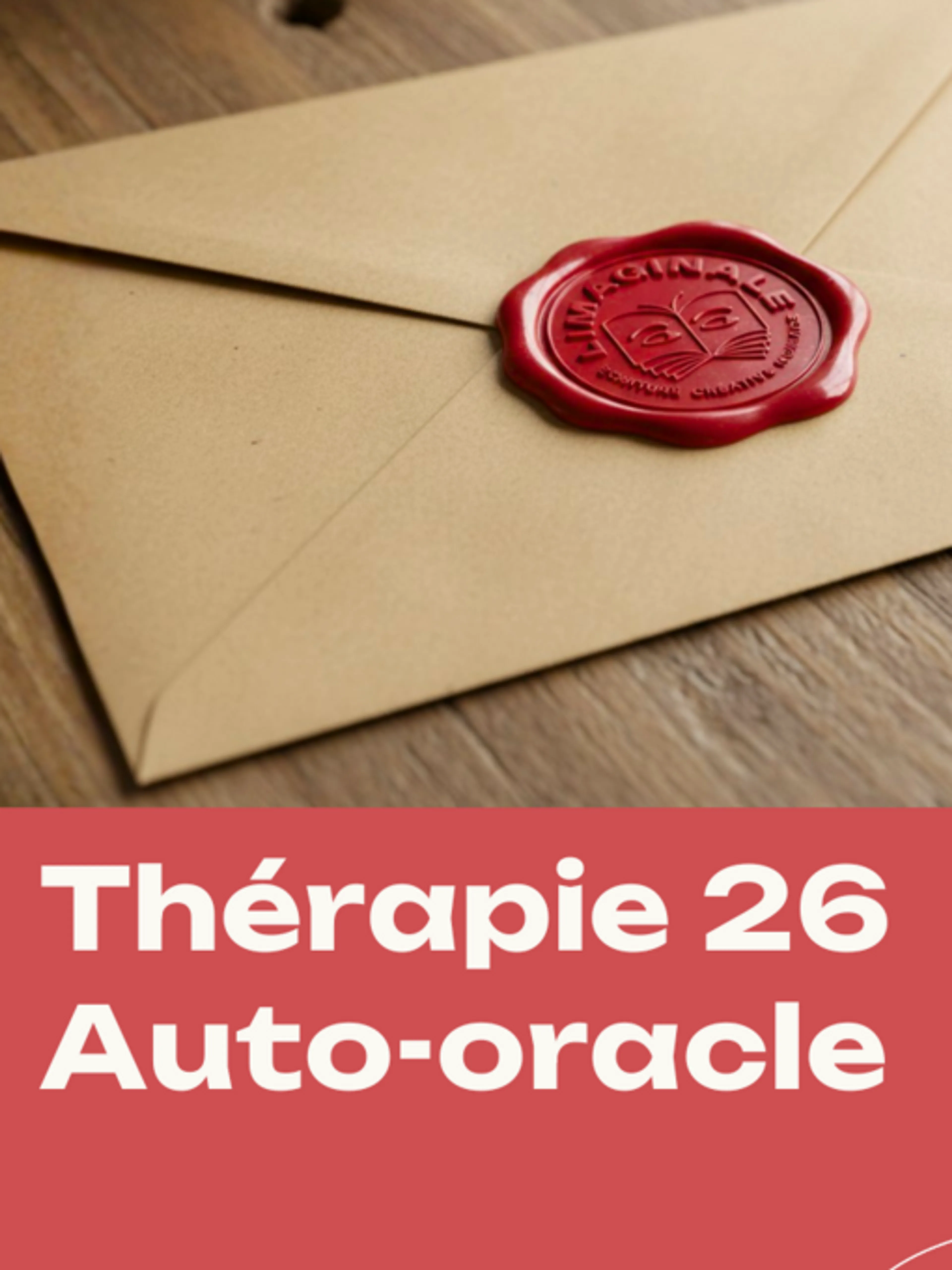 Image de présentation pour l'offre Thérapie 26 : l'auto-oracle par Alice Moine Limaginale