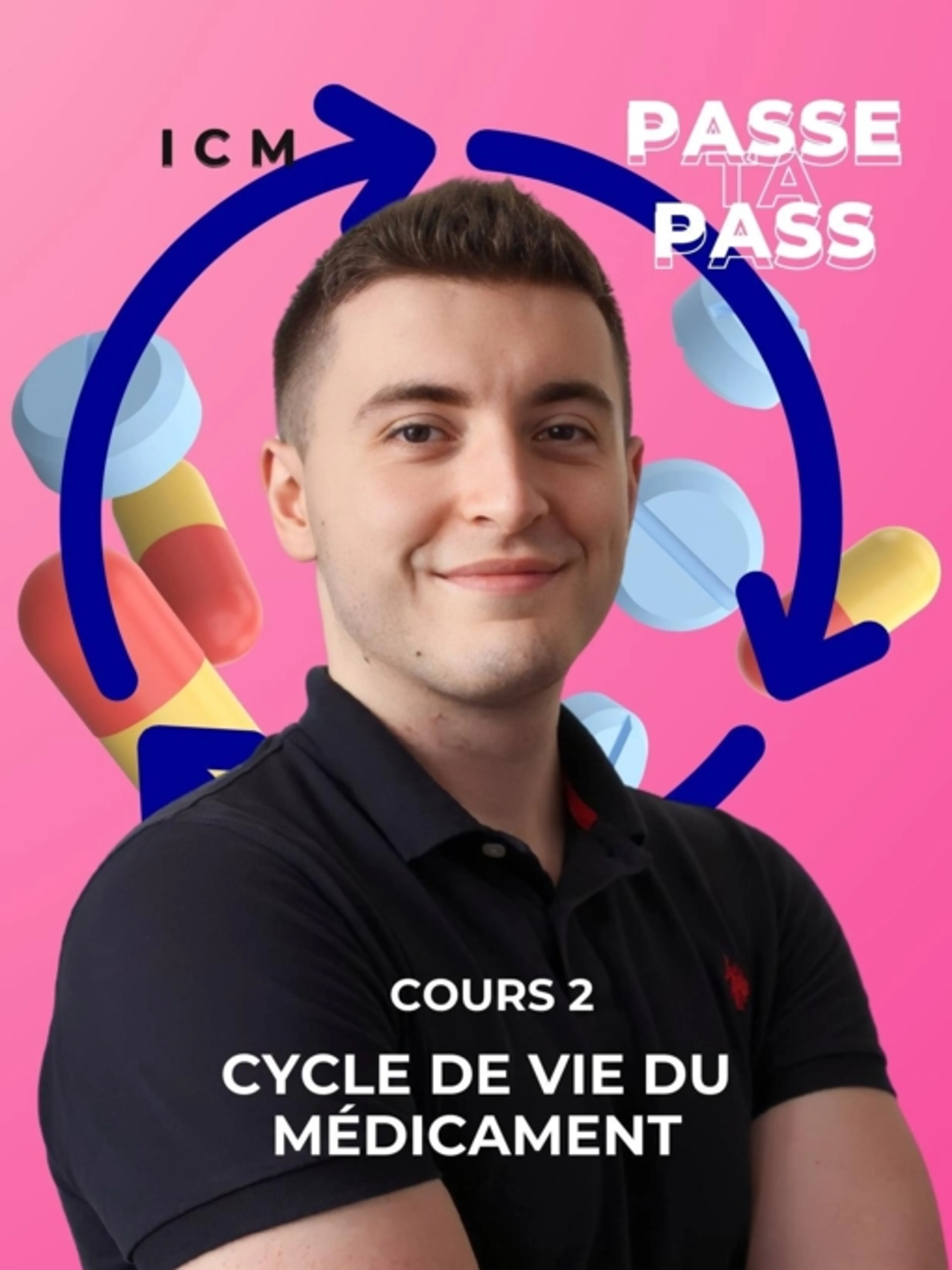 Image de présentation pour l'offre ICM 2 : Cycle de vie du médicament
Essais pré-cliniques et cliniques, AMM, Fixation du niveau de remboursement et du prix des médicaments remboursés par Passe Ta Pass