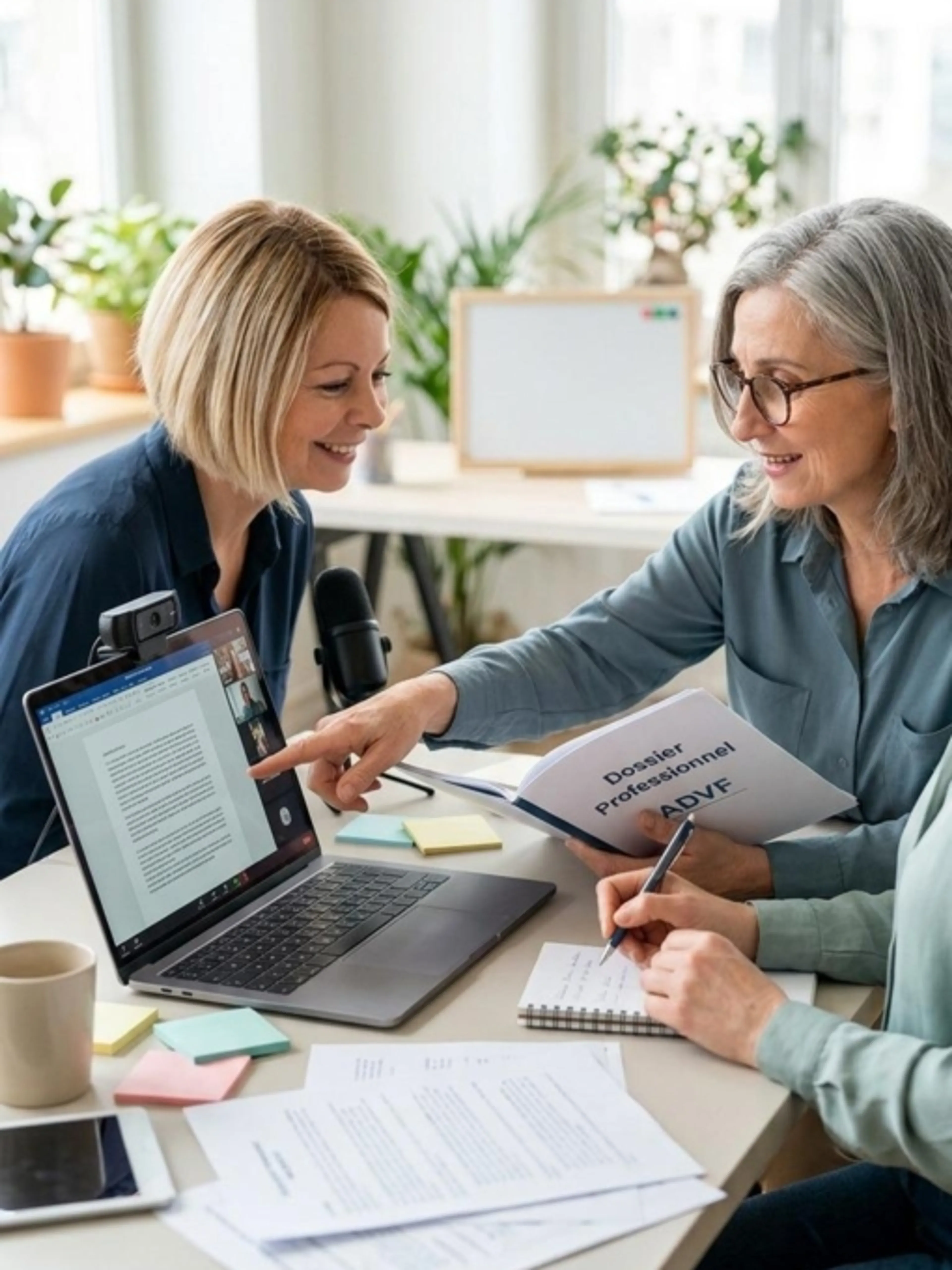 Image de présentation pour l'offre Coaching ADVF : Construisez et valorisez votre dossier professionnel par Samya