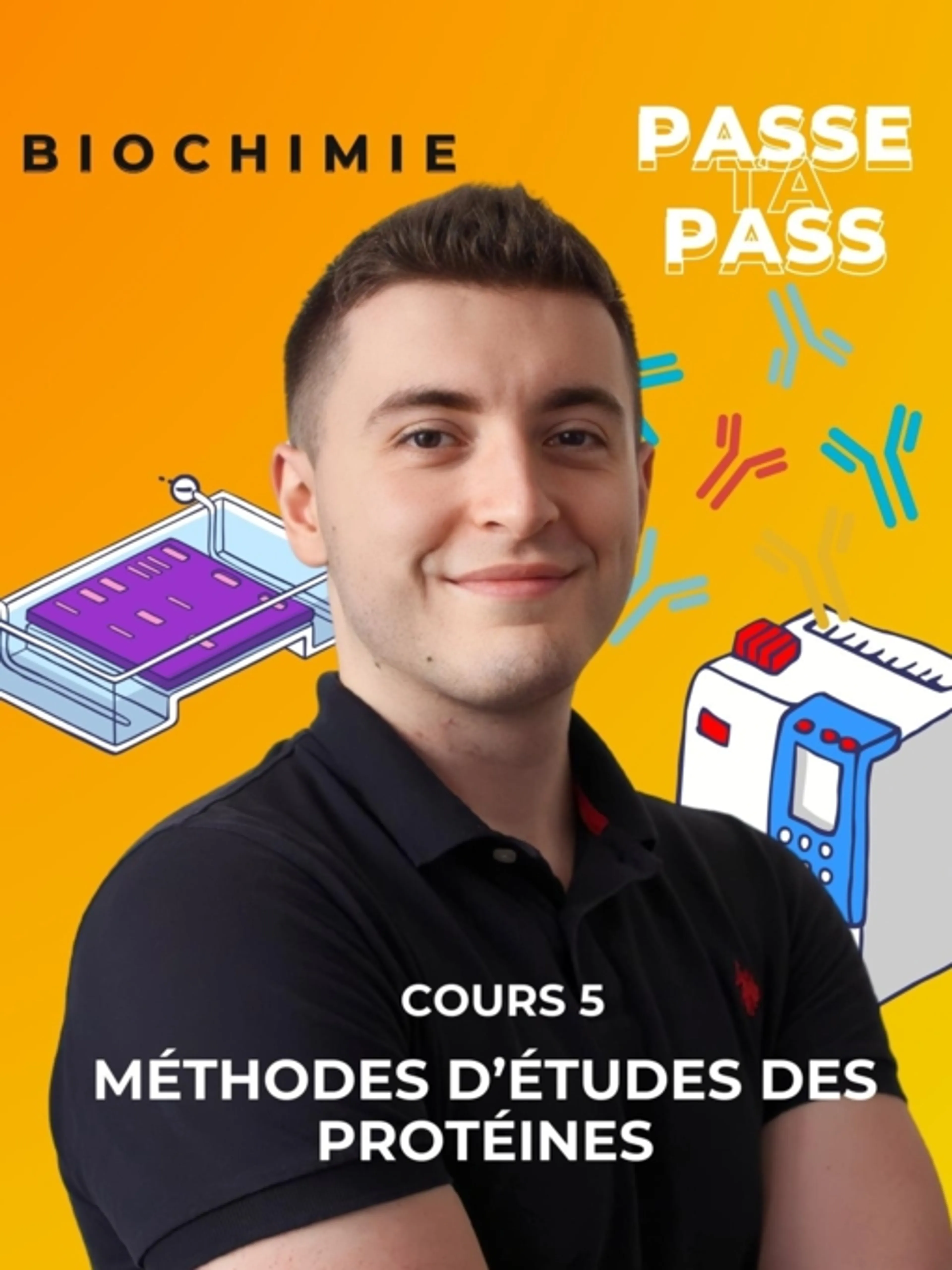 Image de présentation pour l'offre BIOCHIMIE 5 : Méthode d'études des protéines
Western blot, PCR, ELISA et Chromatographie par Passe Ta Pass