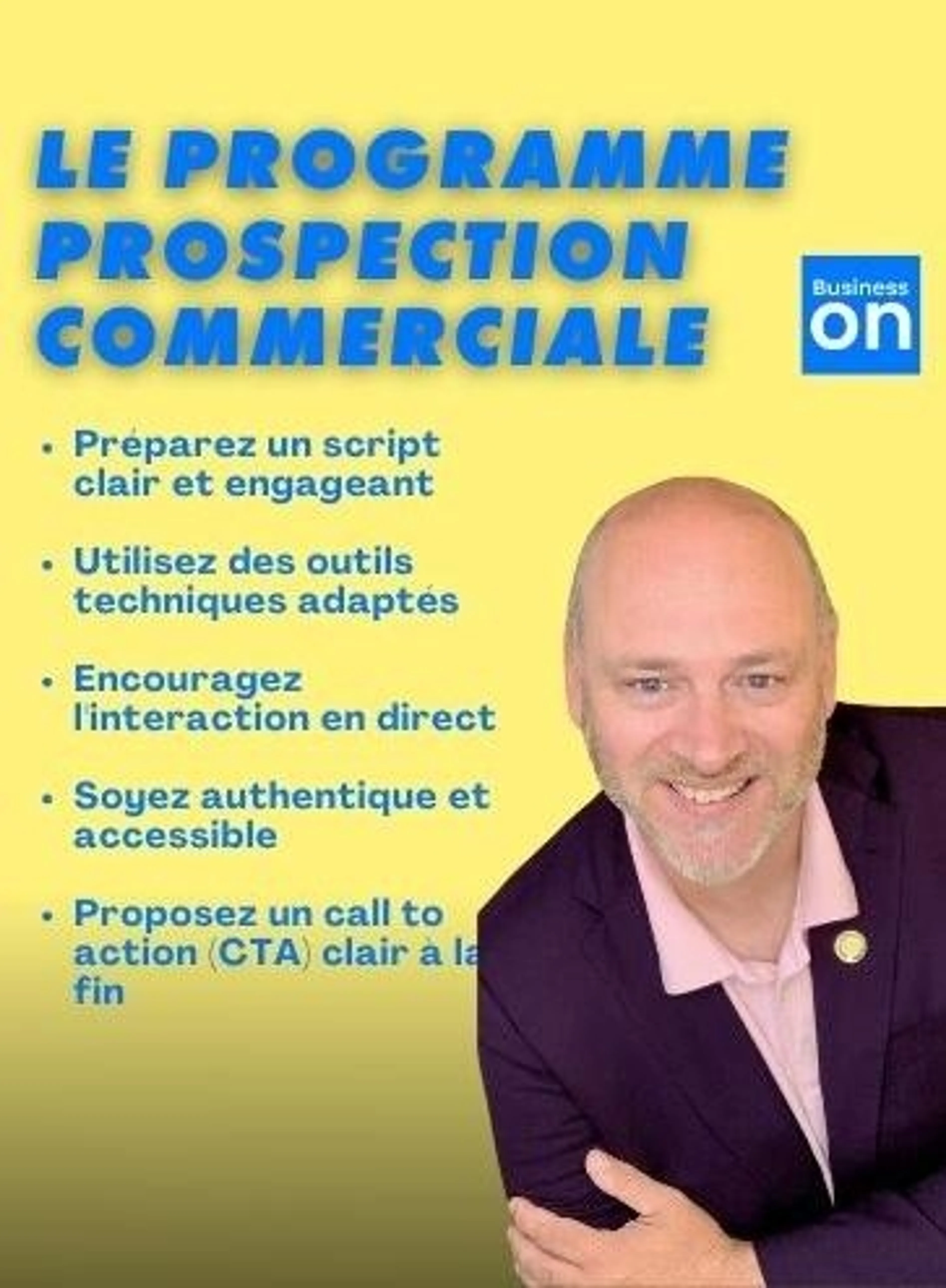 Image de présentation pour l'offre Maîtrisez l'Art de la Prospection : Organisez, Optimisez, Réussissez par Cedric