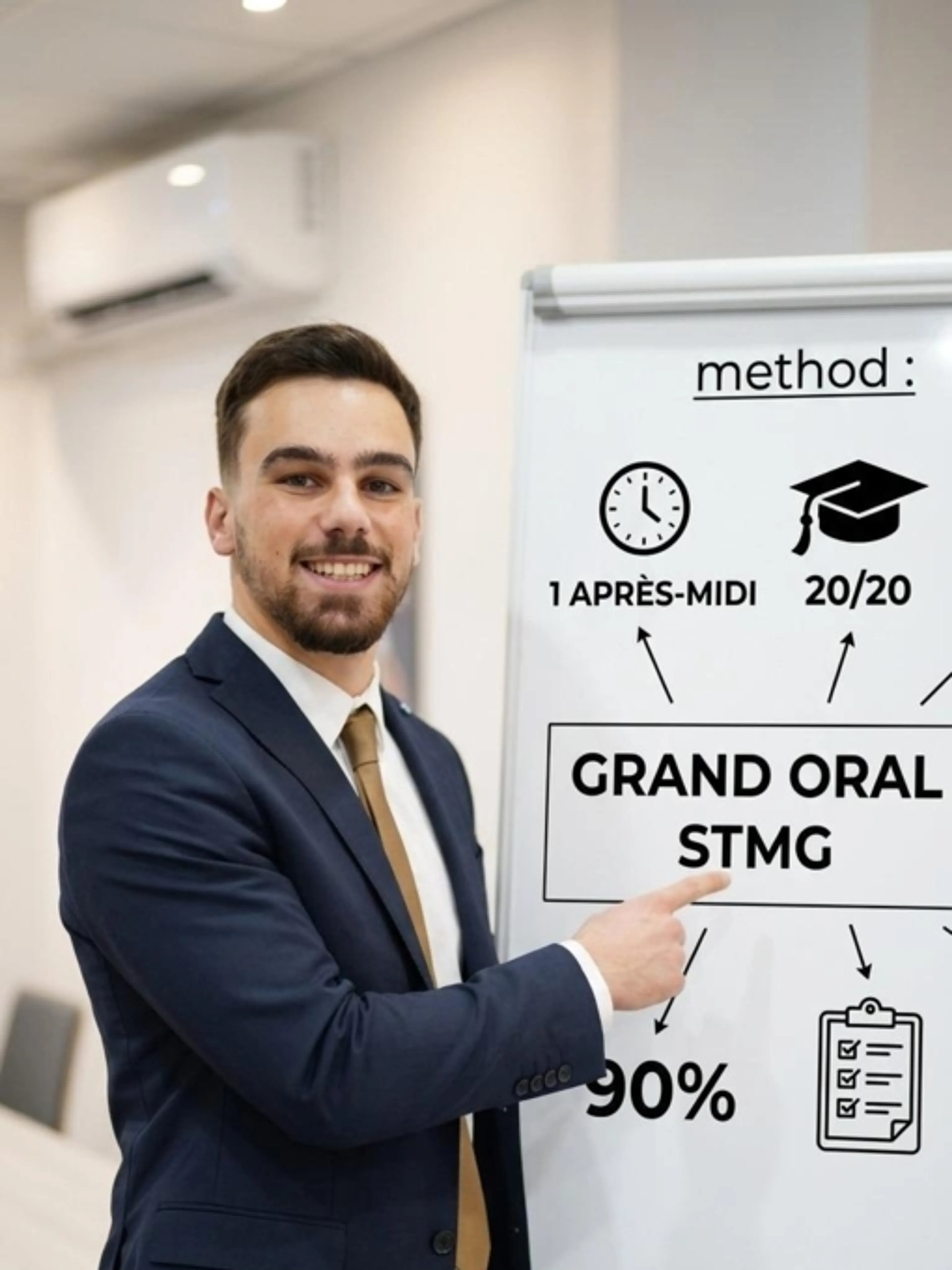 Image de présentation pour l'offre Créer son Grand Oral de bac STMG de A à Z par Quentin_CoachSTMG