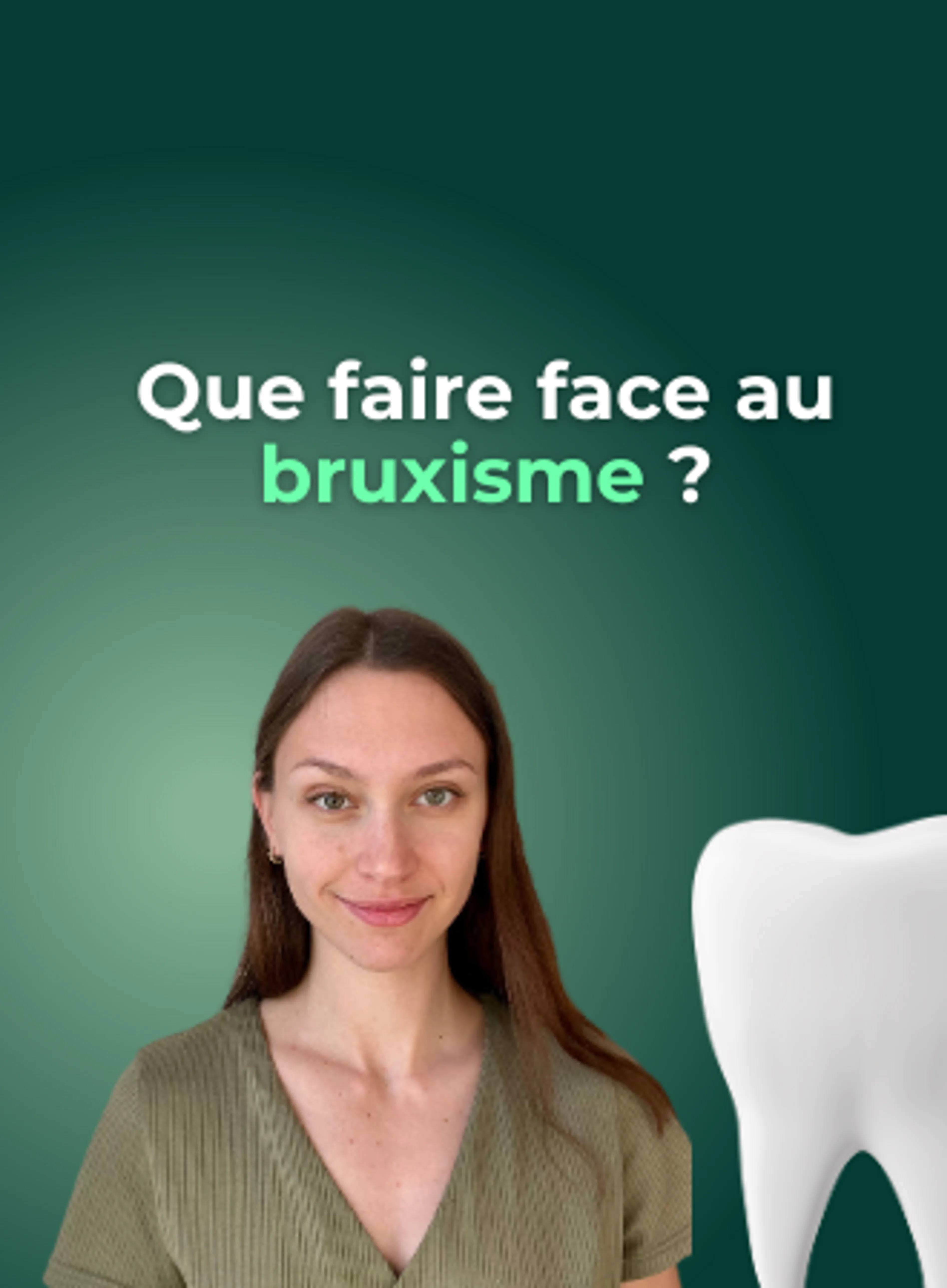 Image de présentation pour l'offre Le bruxisme de la théorie à la pratique par Flora Dantony