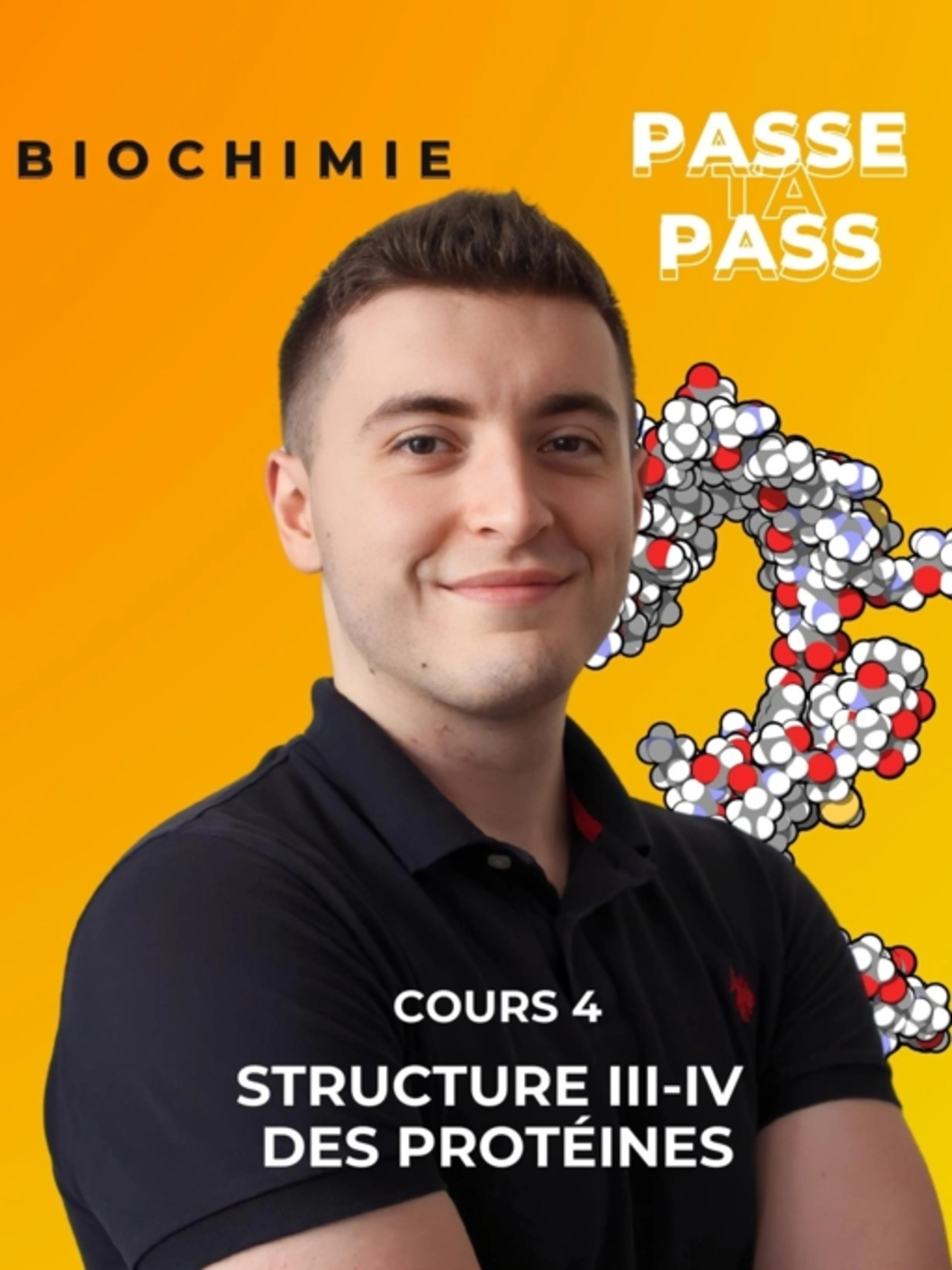 Image de présentation pour l'offre BIOCHIMIE 4 : Structure tertiaire et quaternaire des protéines
Domaines, Sous-unités, Repliement par Passe Ta Pass