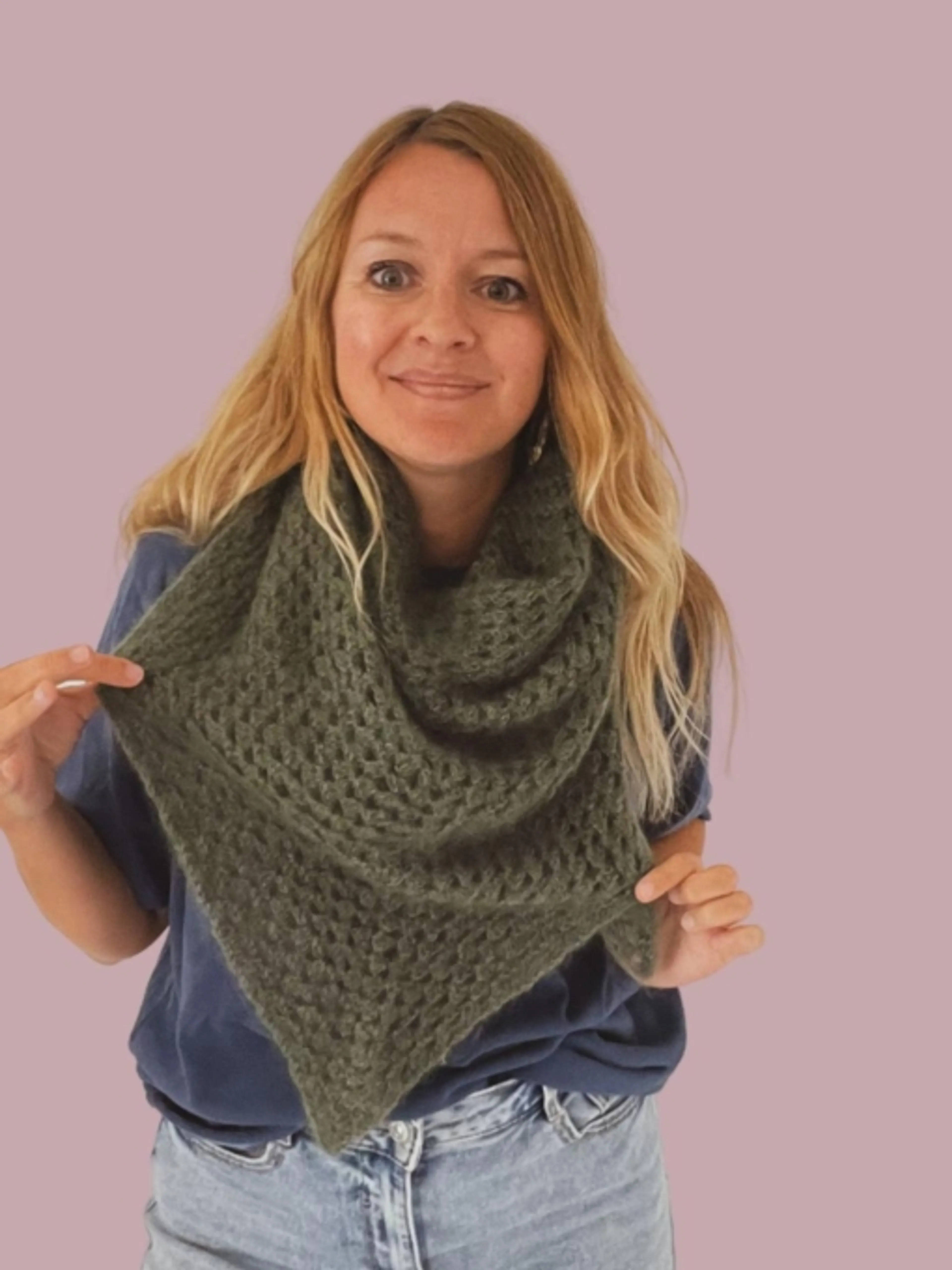 Image de présentation pour l'offre Créez votre châle au crochet par Caro Tricote