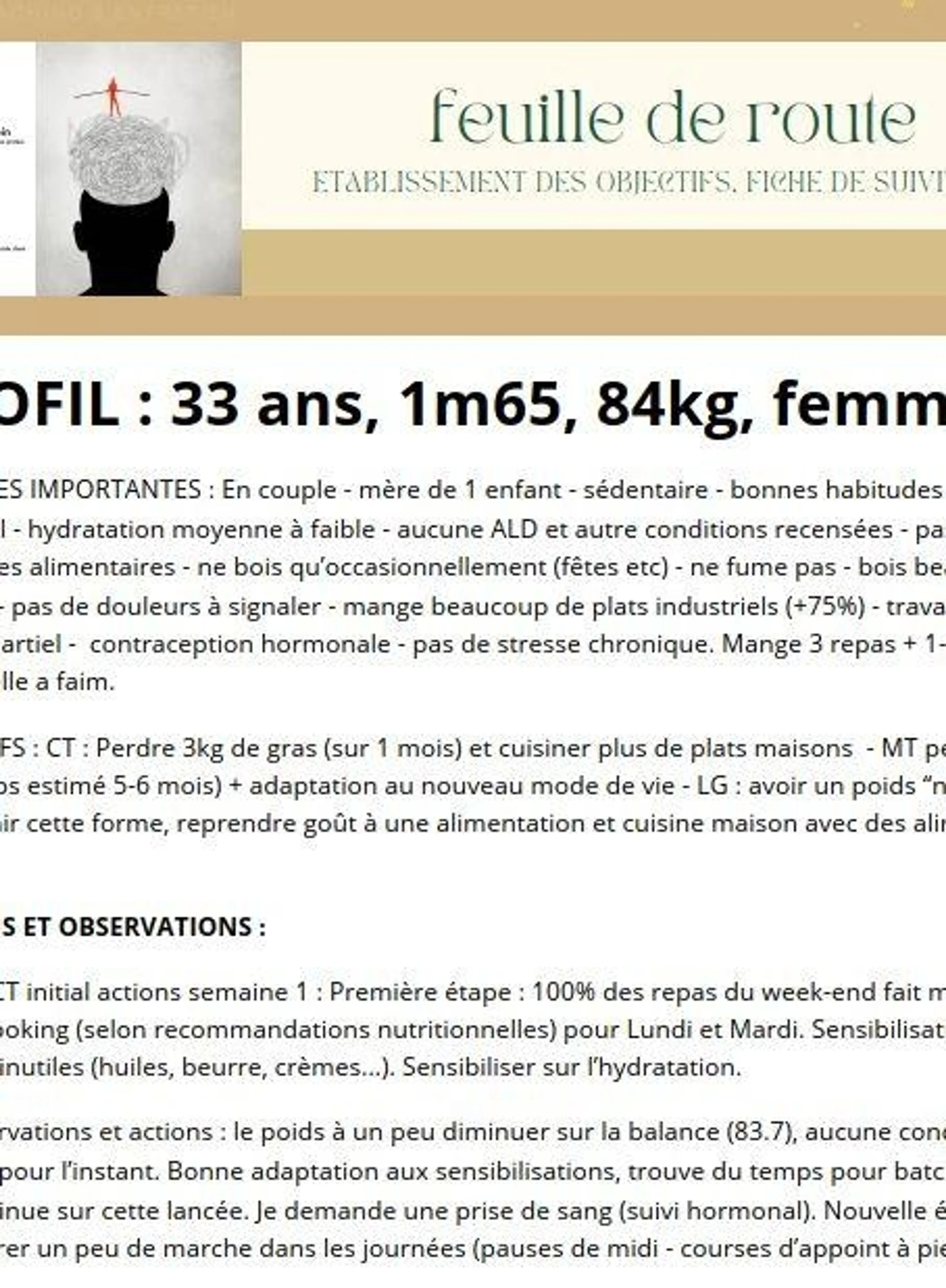 Image de présentation pour l'offre Coaching nutrition de 6 SEMAINES (perte de poids, santé...) par N&N Coaching