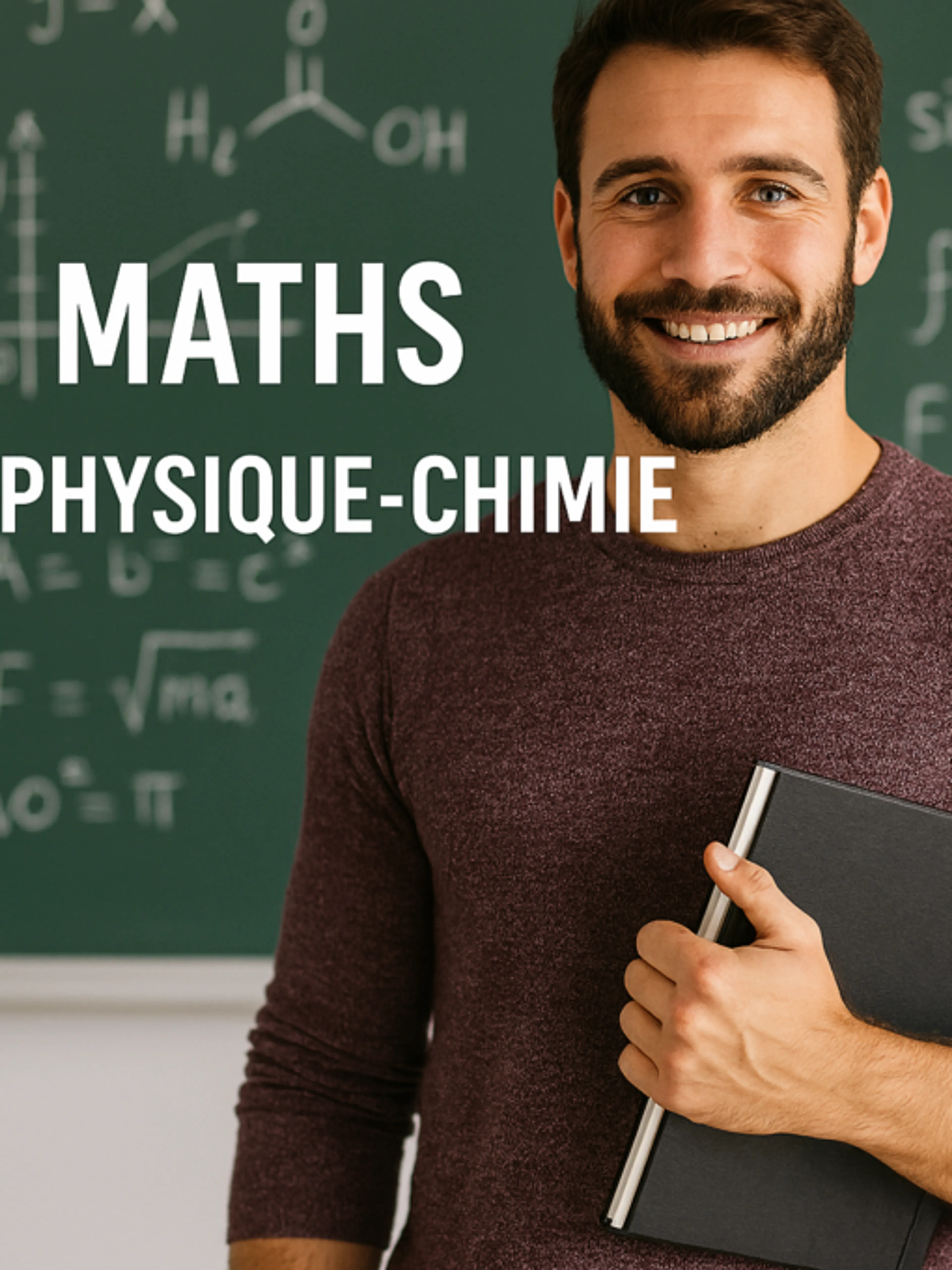 Image de présentation pour l'offre Cours particuliers de mathématiques et de physique-chimie, de la 6ᵉ à la terminale. par Mahdi