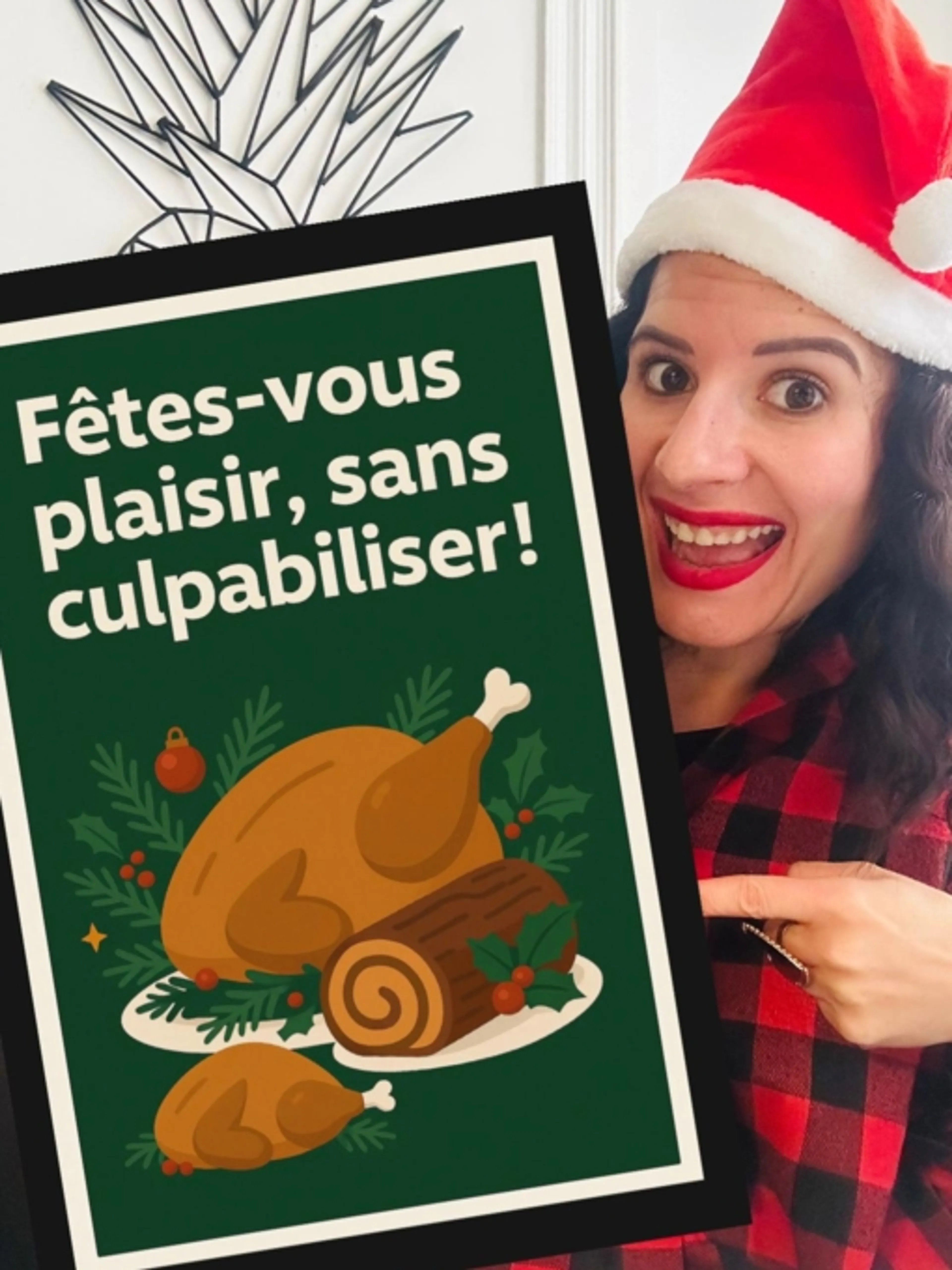 Image de présentation pour l'offre 🎁 MASTERCLASS – “Fêtes & Plaisir : Comment profiter sans culpabiliser par Céline ROUSSEAU