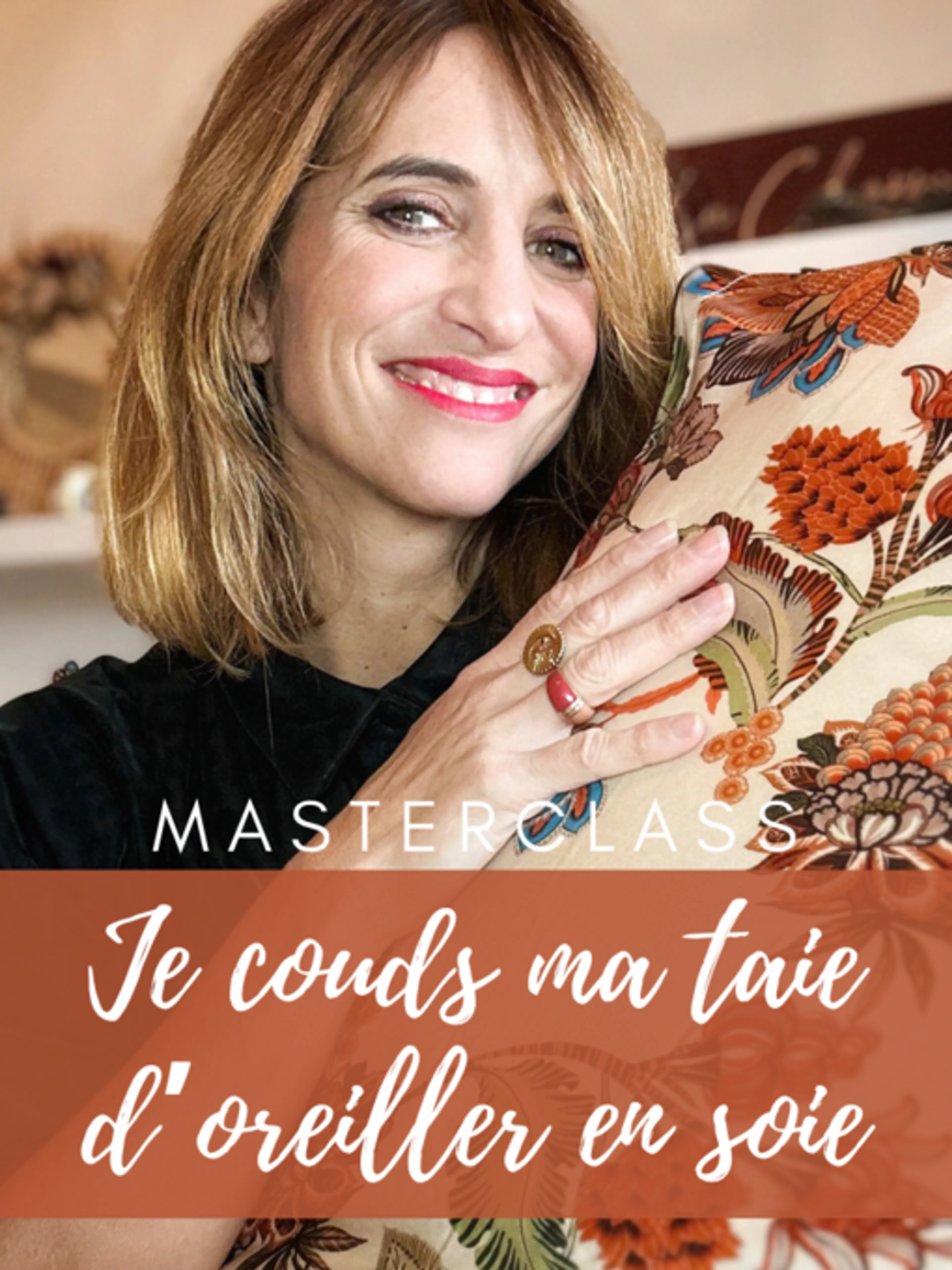 Image de présentation pour l'offre Je couds ma taie d’oreiller en soie par CATHERINE