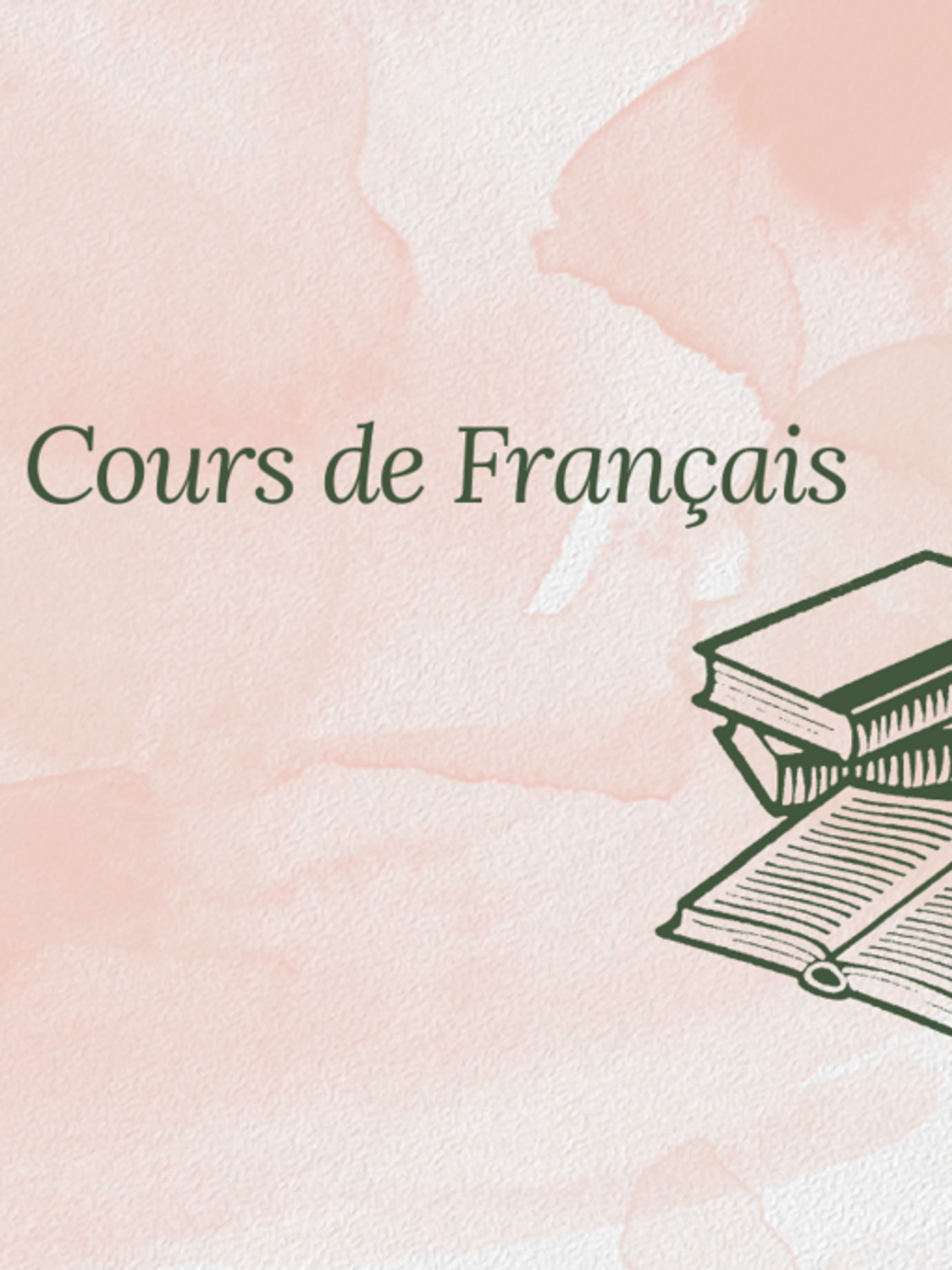 Image de présentation pour l'offre Cours de français par Mélina
