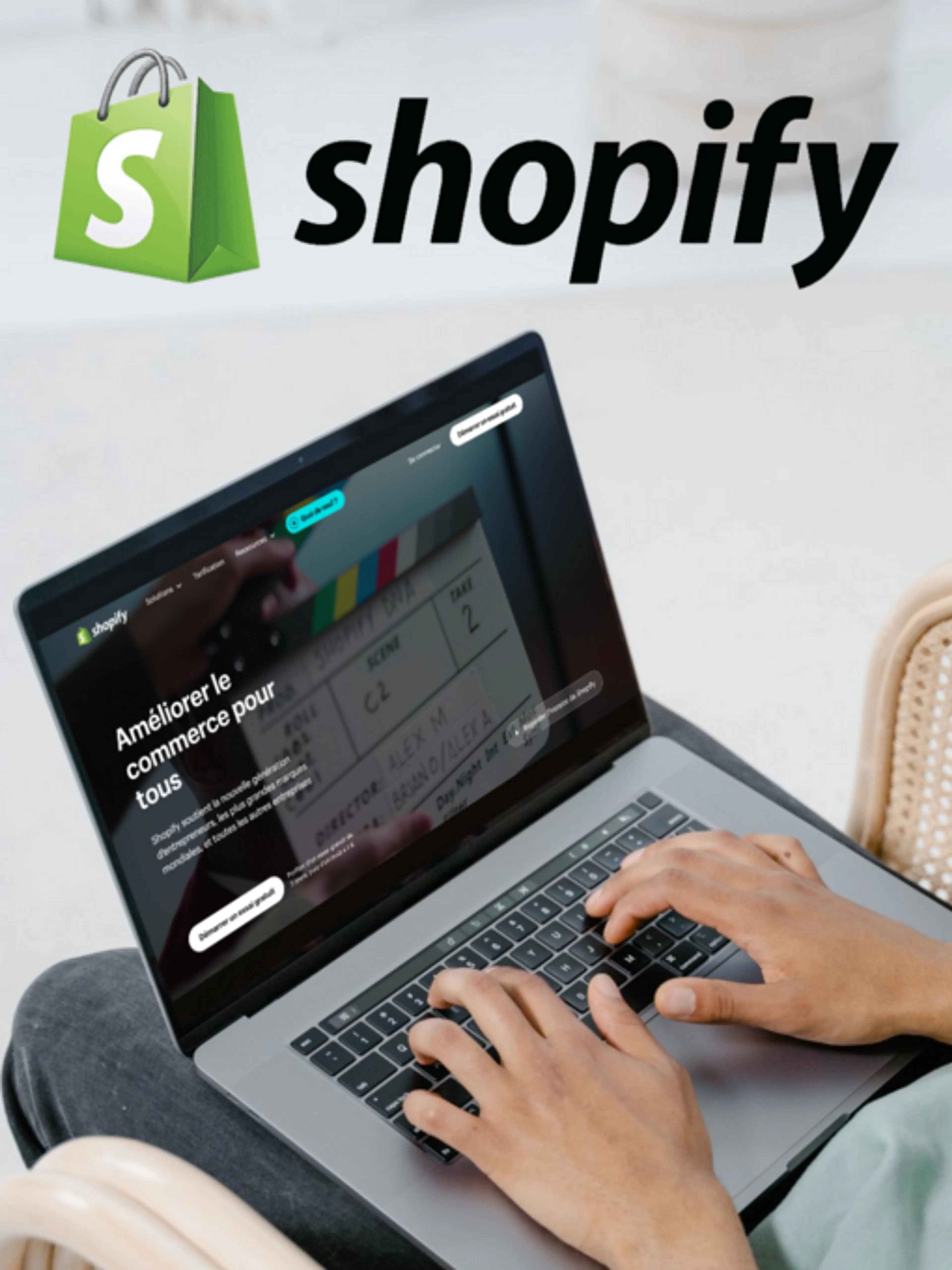 Image de présentation pour l'offre Accompagnement à la création de votre site e-commerce shopify par Cyril