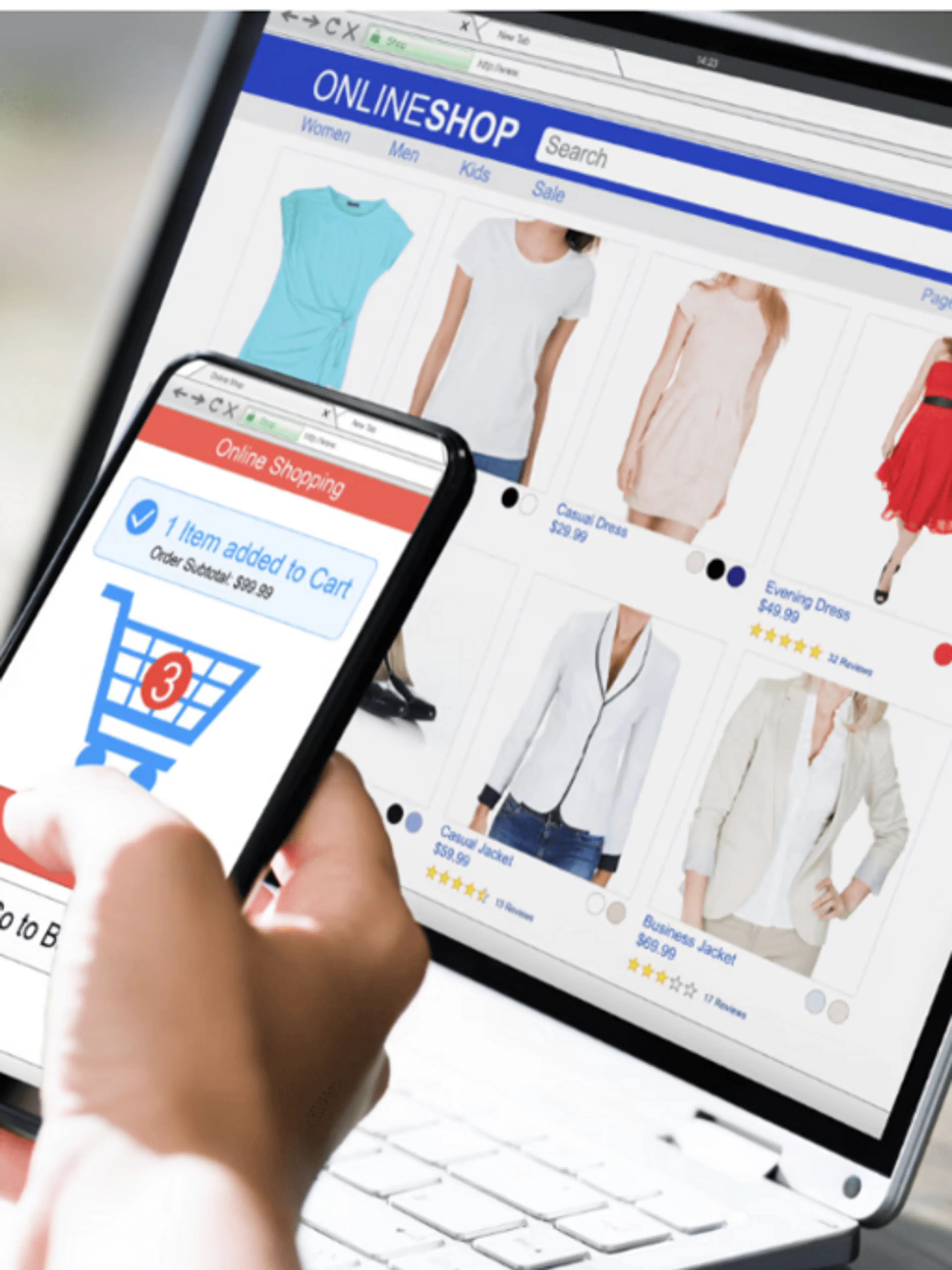 Image de présentation pour l'offre Apprendre à concevoir correctement une fiche E-commerce pour son site sous Shopify ou PrestaShop. par Cécile