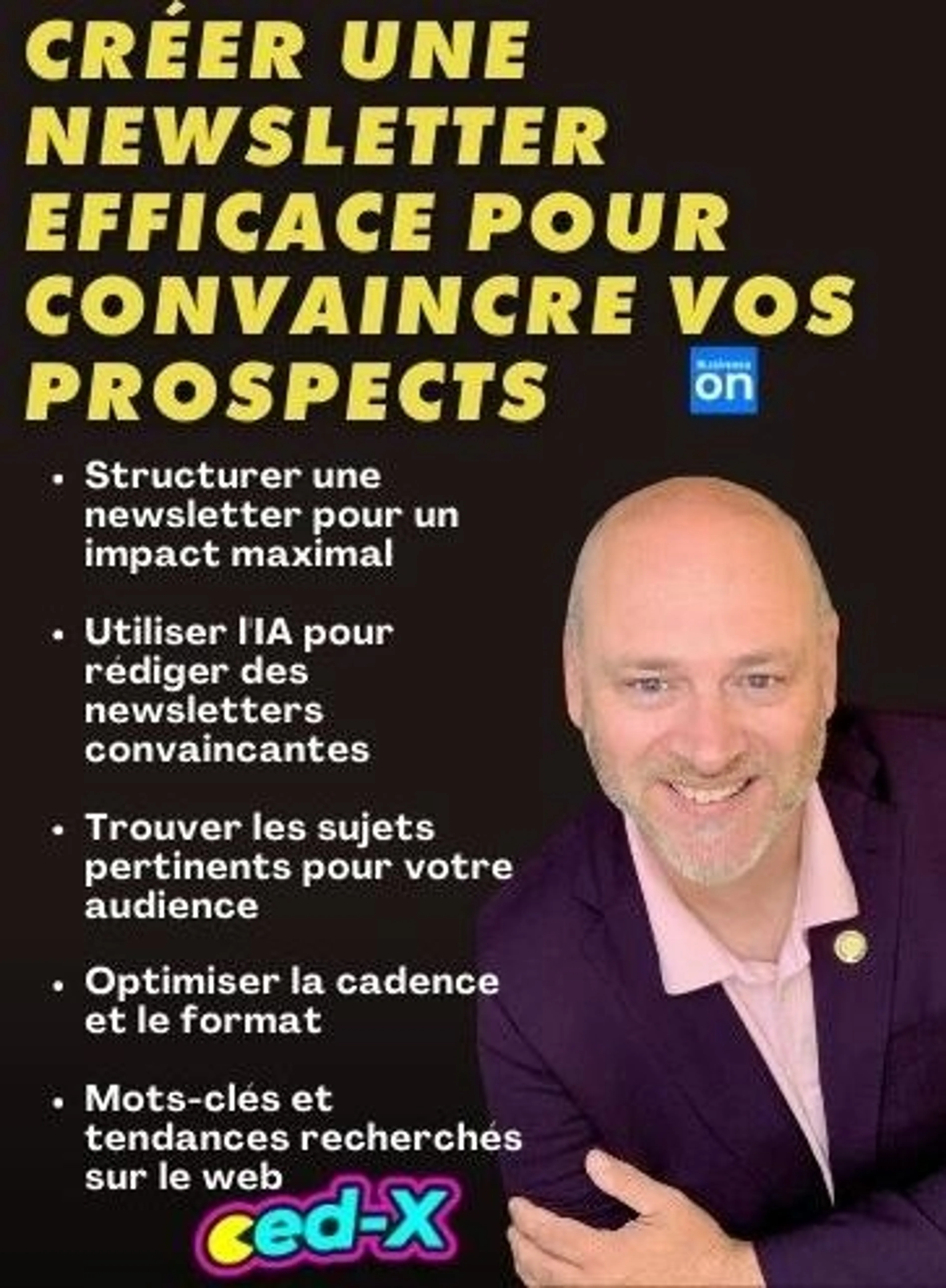 Image de présentation pour l'offre Créer une Newsletter sur LinkedInK Efficace pour Convaincre vos Prospects (SPÉCIAL SEO) par Cedric