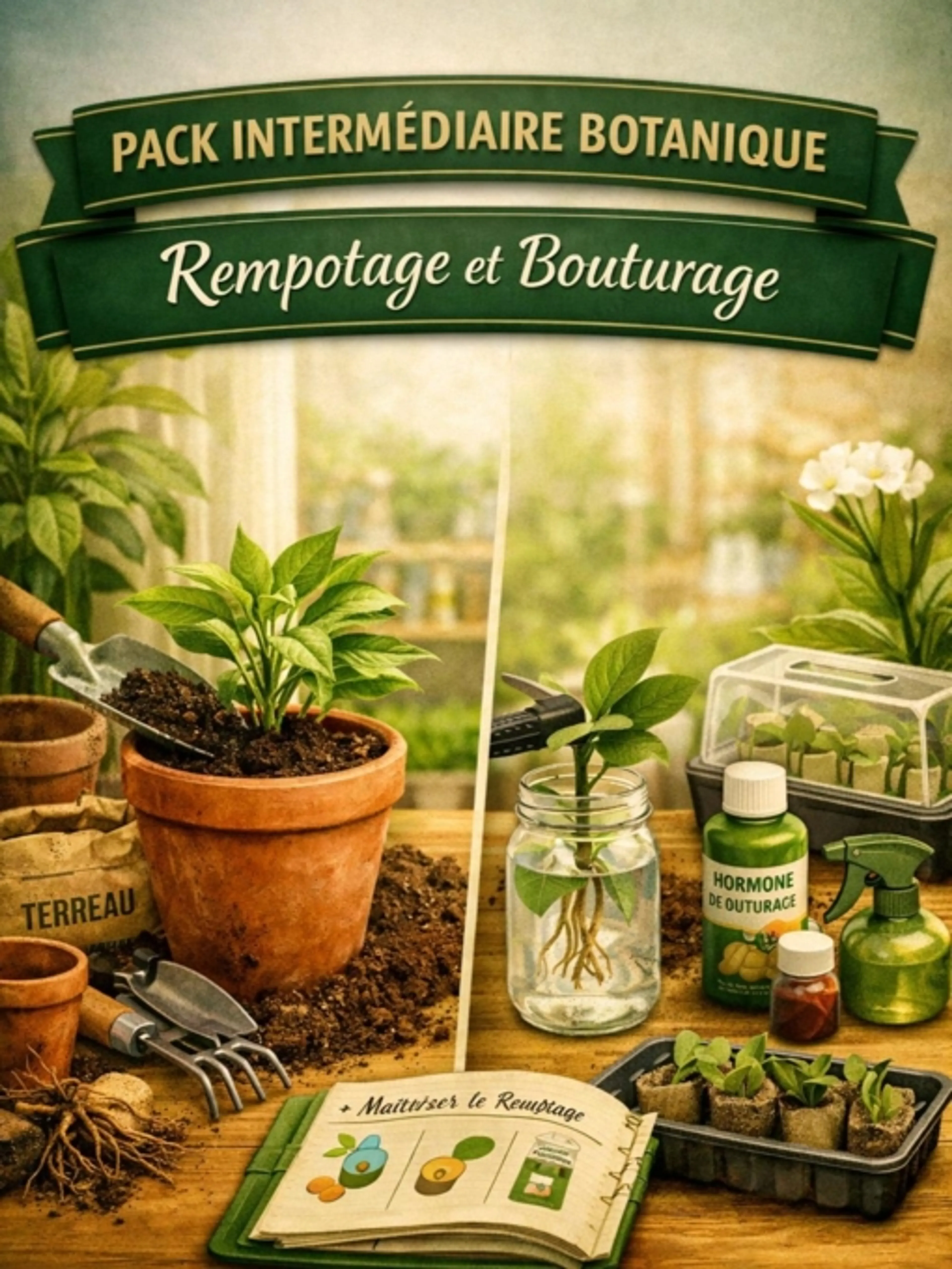 🌿 Pack "PLANTLOVER"  : Les 2 formations