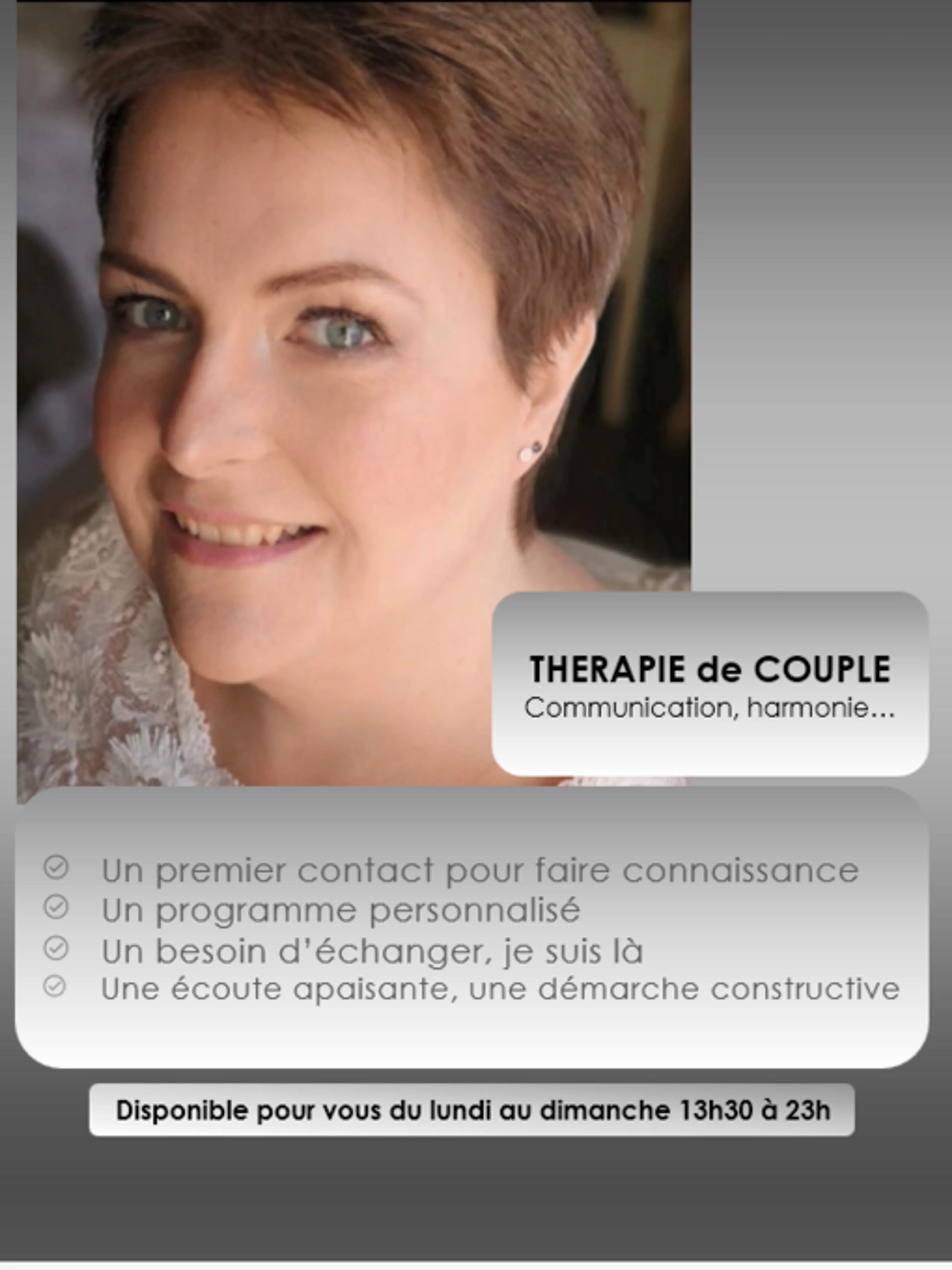 Thérapie de couple – communication, compréhension et apaisement
