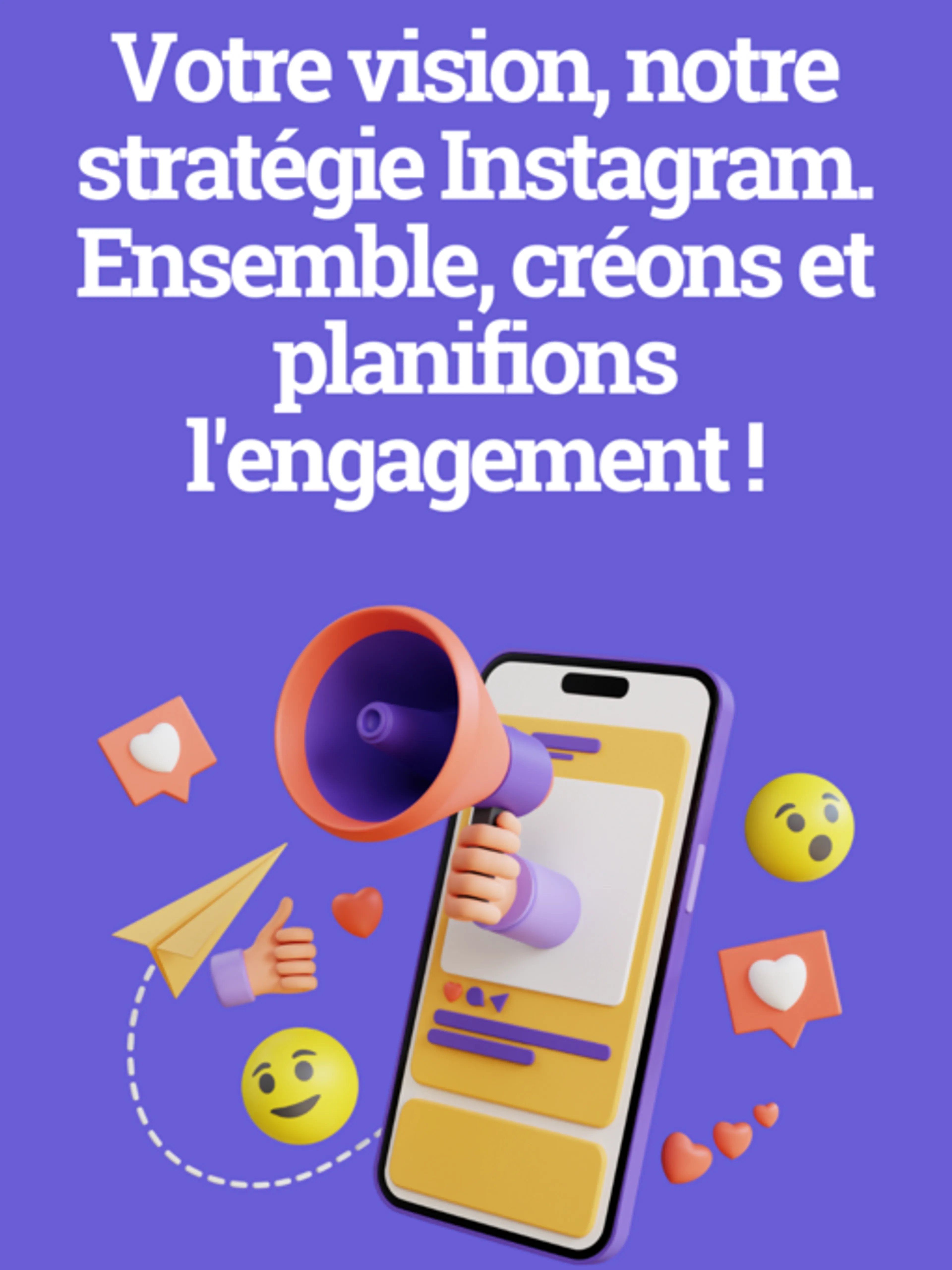 Image de présentation pour l'offre Boostez Votre Instagram : Coaching en Planification et Création de Contenu par Imane