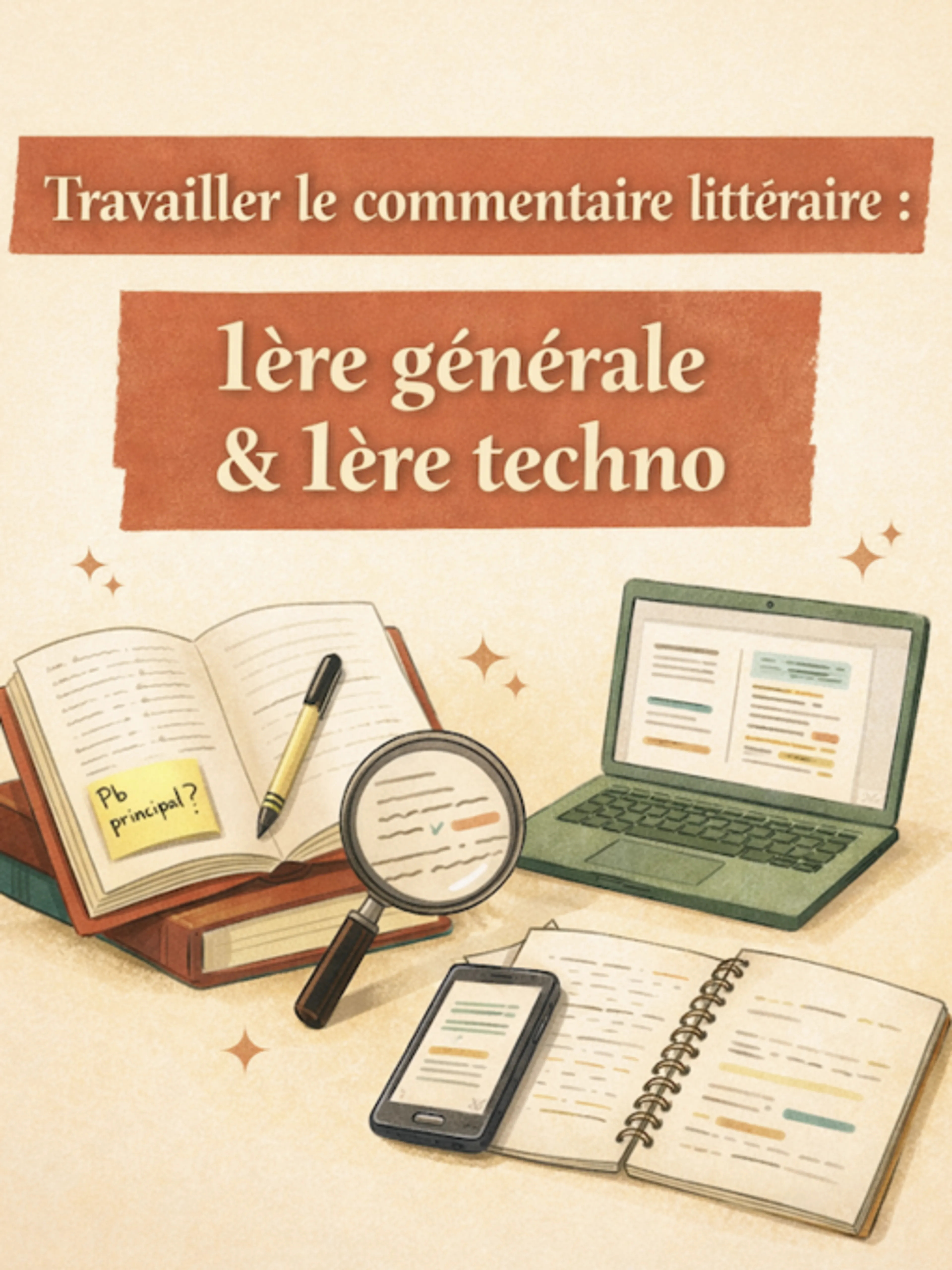 Travailler le commentaire littéraire : 1ère générale & 1ère techno